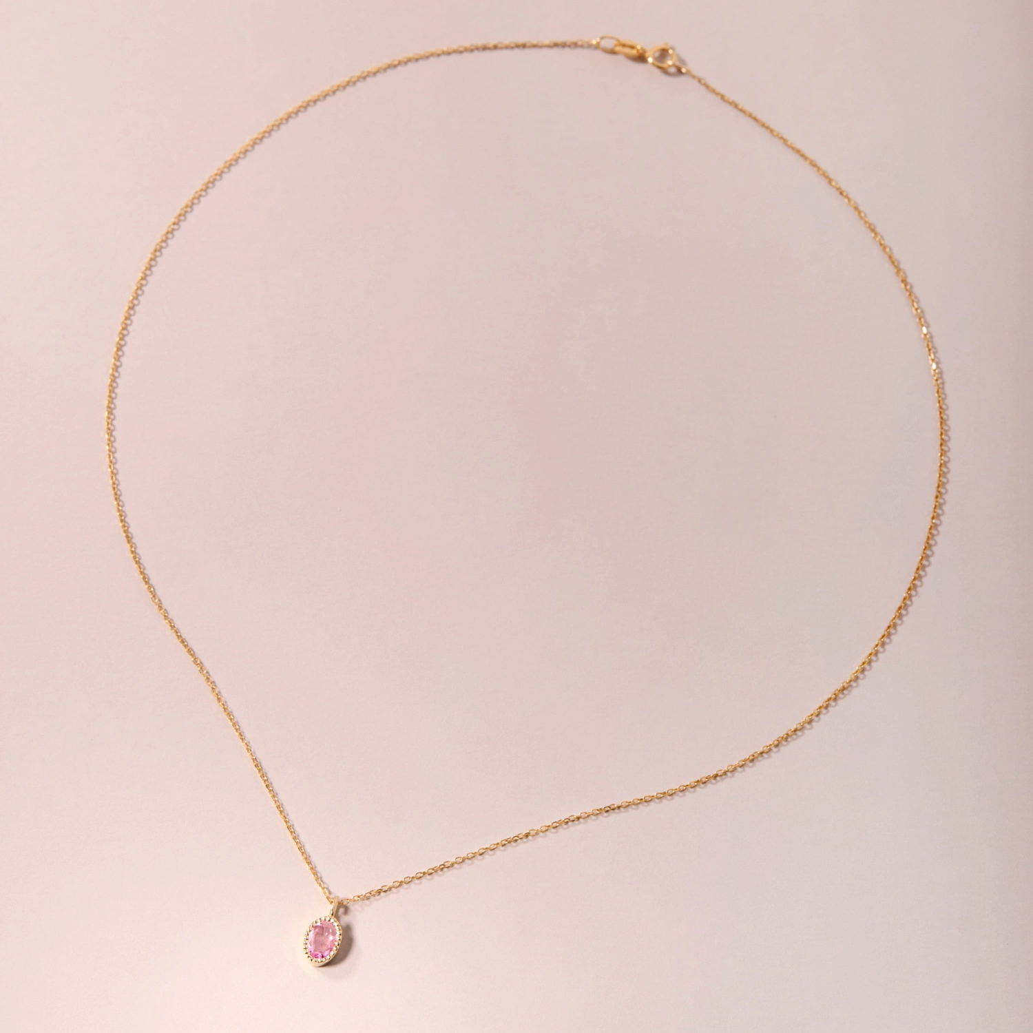 Caravaggio Necklace, Pink Sapphire - Image 5
