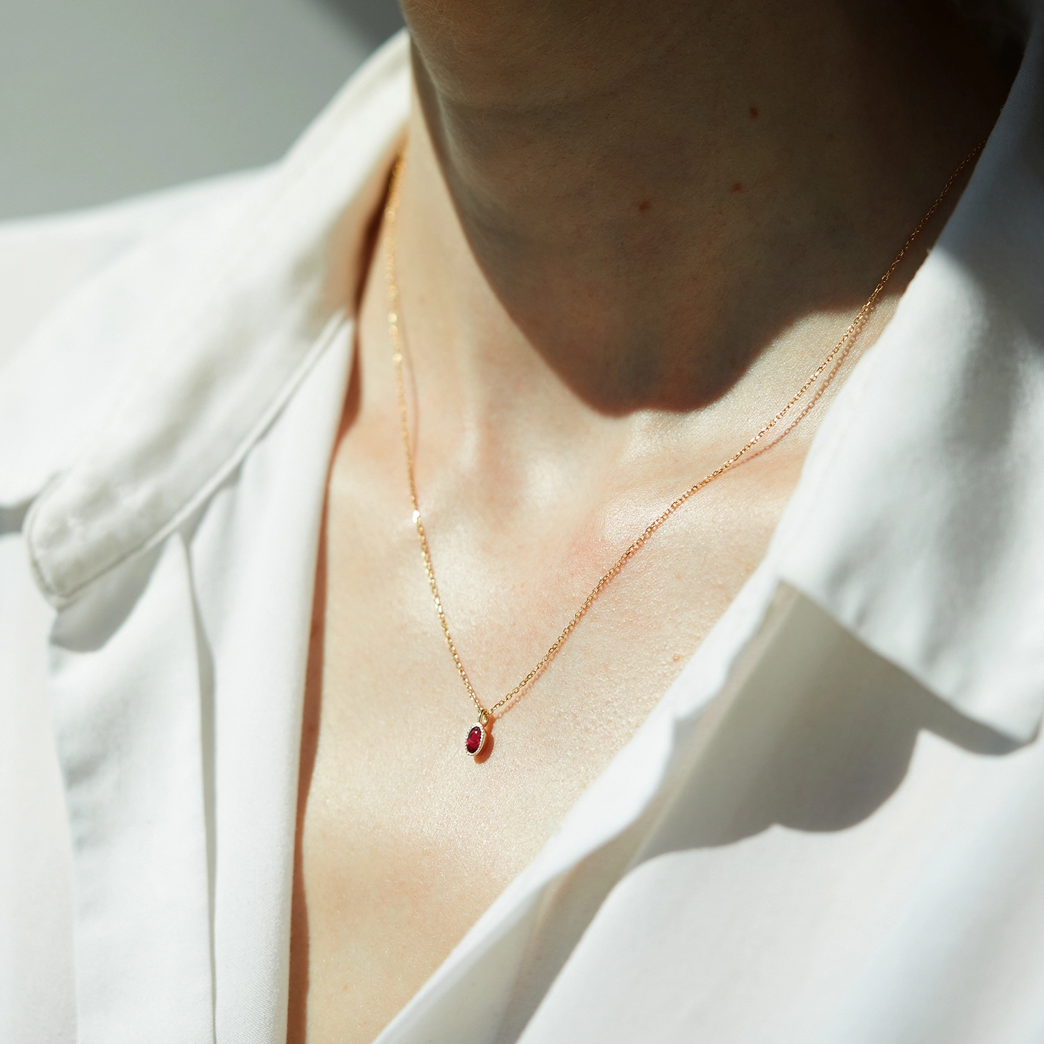 Caravaggio Necklace, Ruby - Image 3