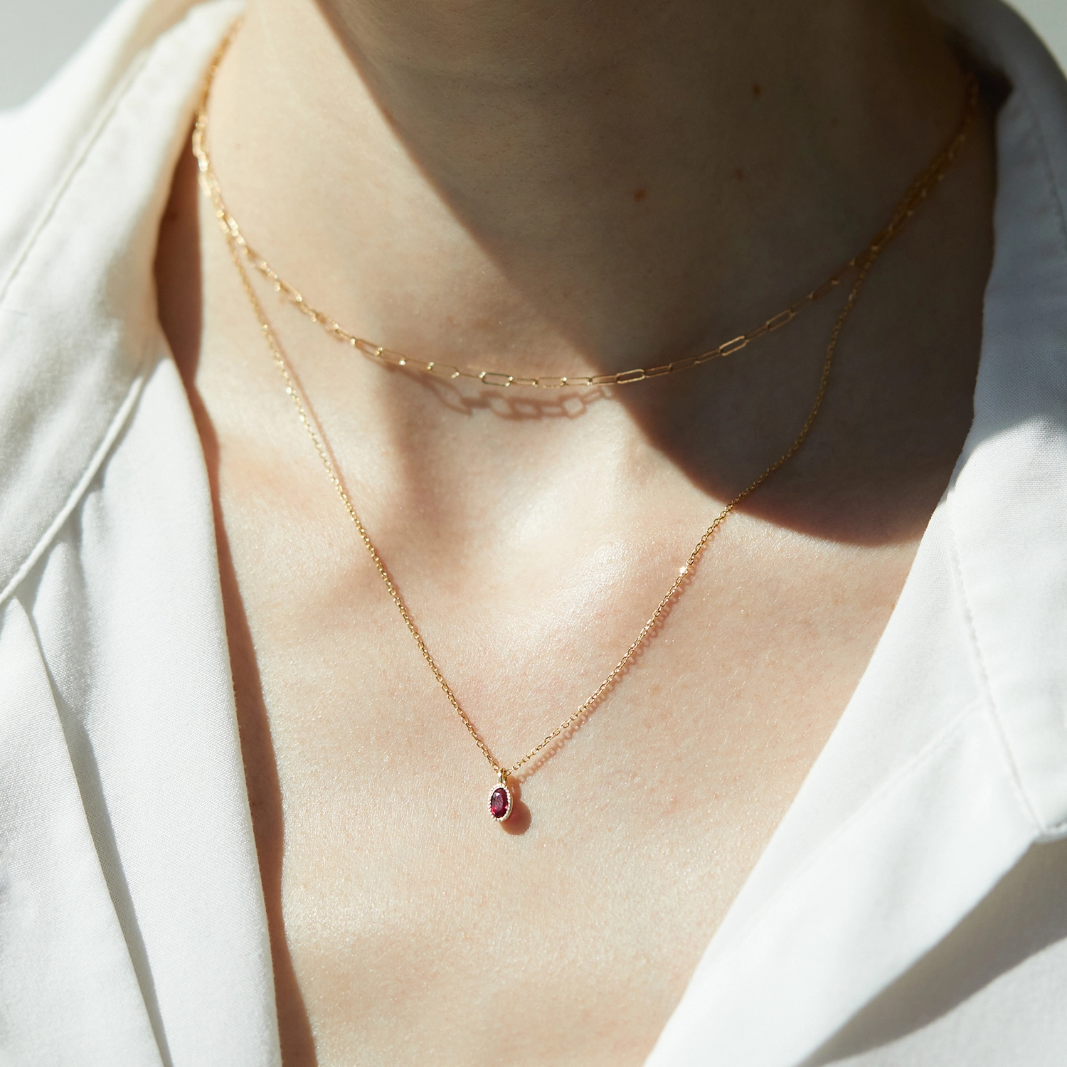 Caravaggio Necklace, Ruby - Image 4