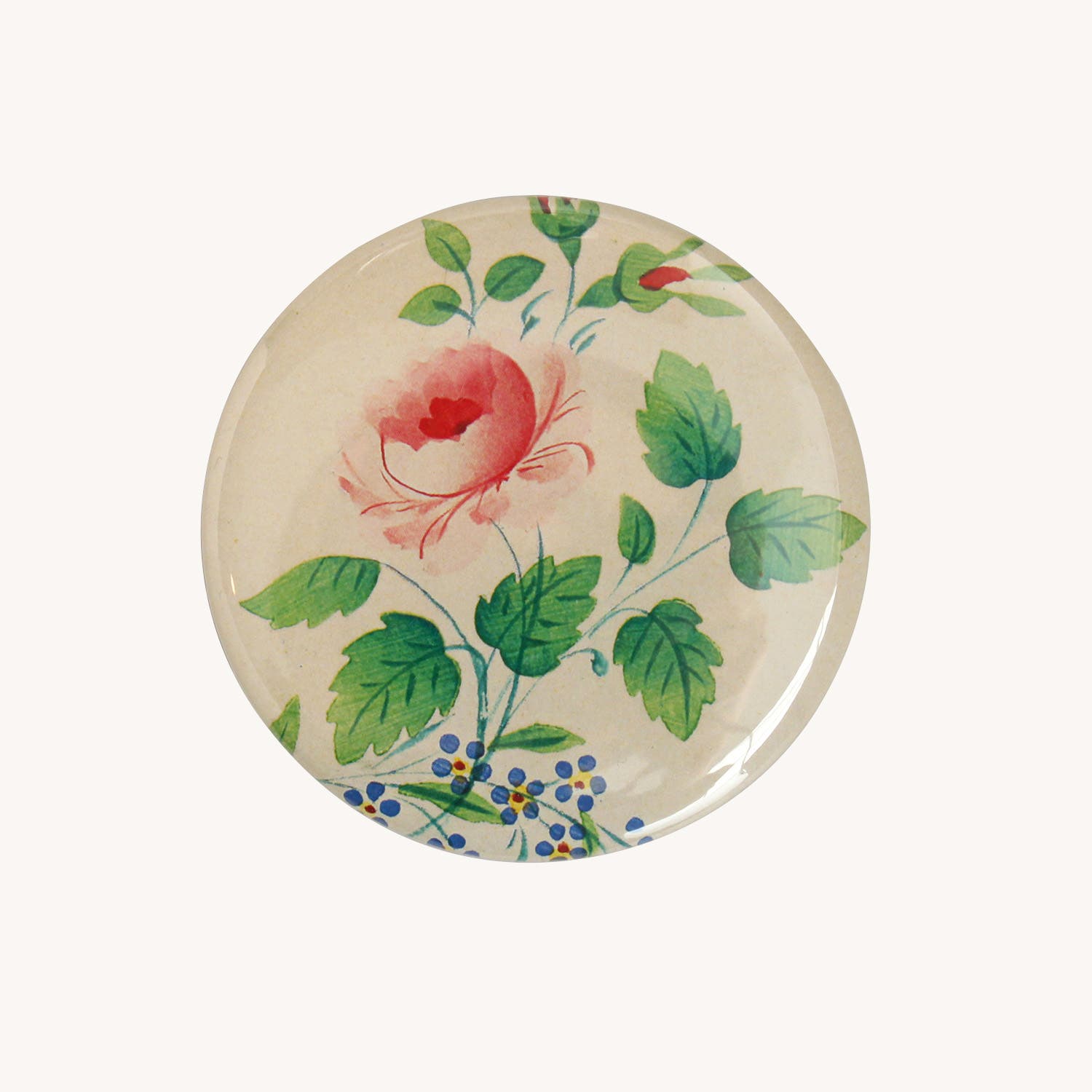 Rose Spray Pocket Mirror - Image 2