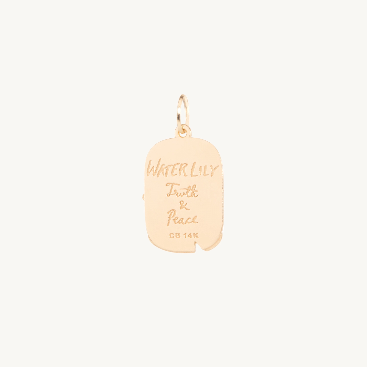 Water Lily Poem Charm, July - Image 13