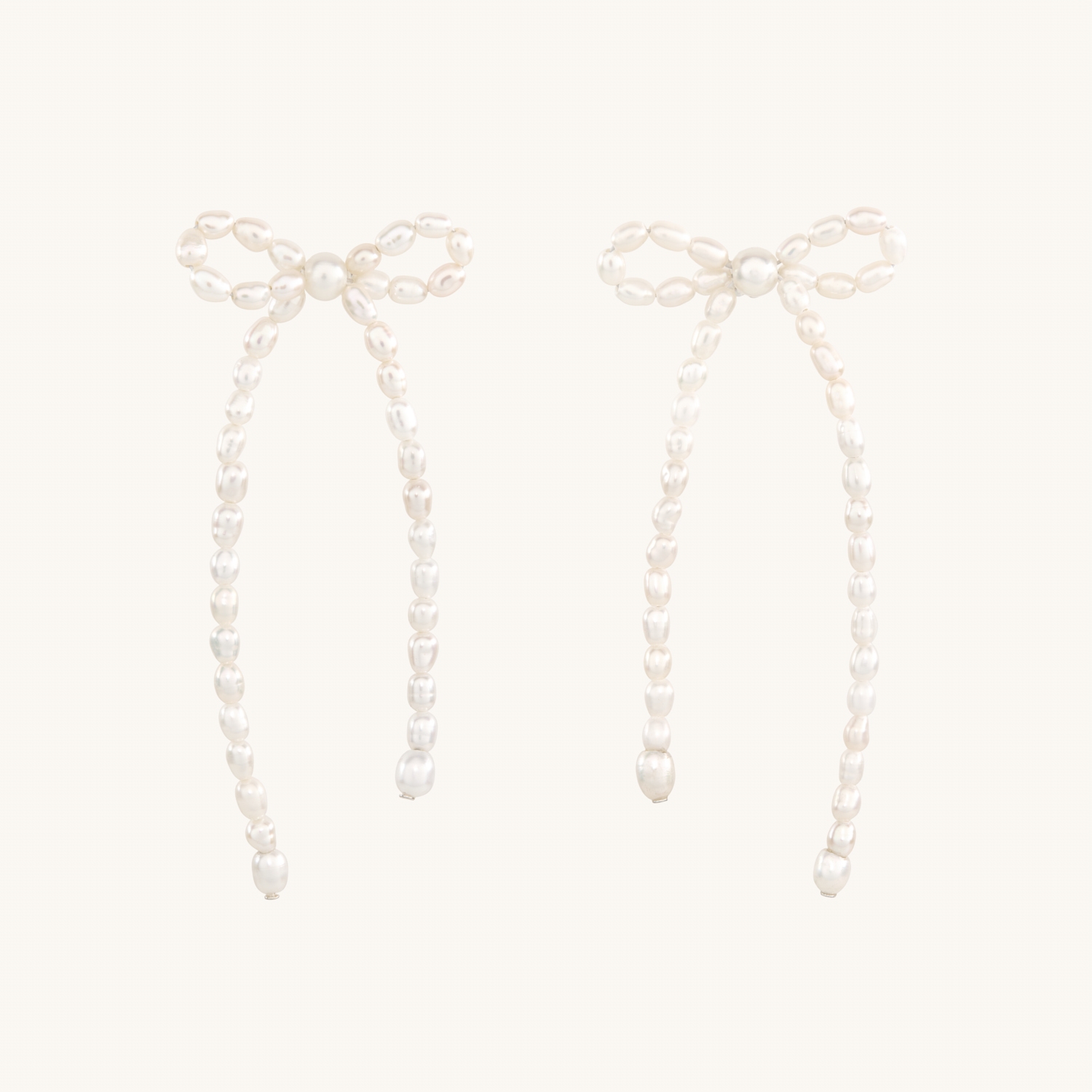 Margot Pearl Bow Earrings (pair) - Image 8