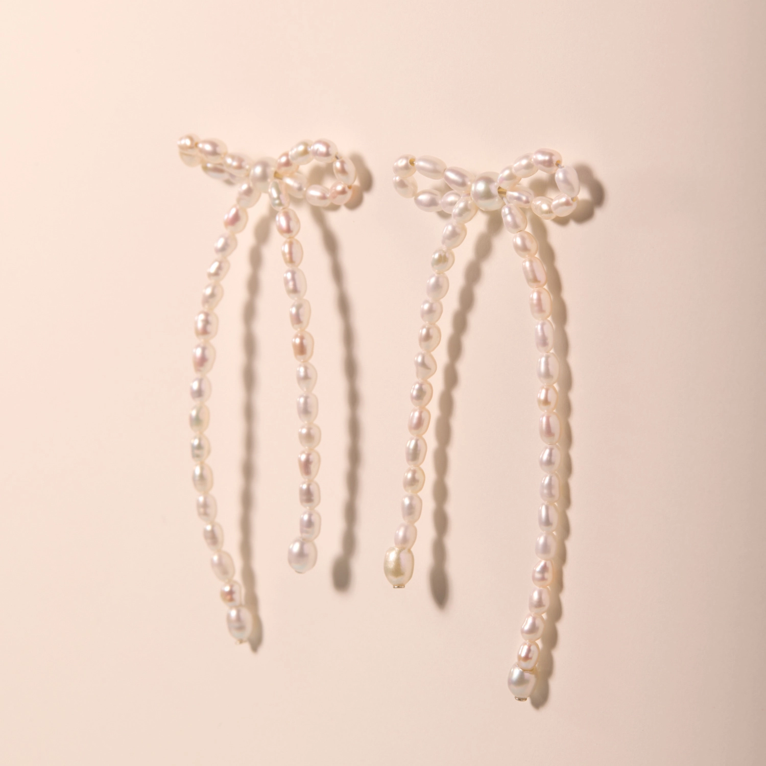 Margot Pearl Bow Earrings (pair) - Image 5