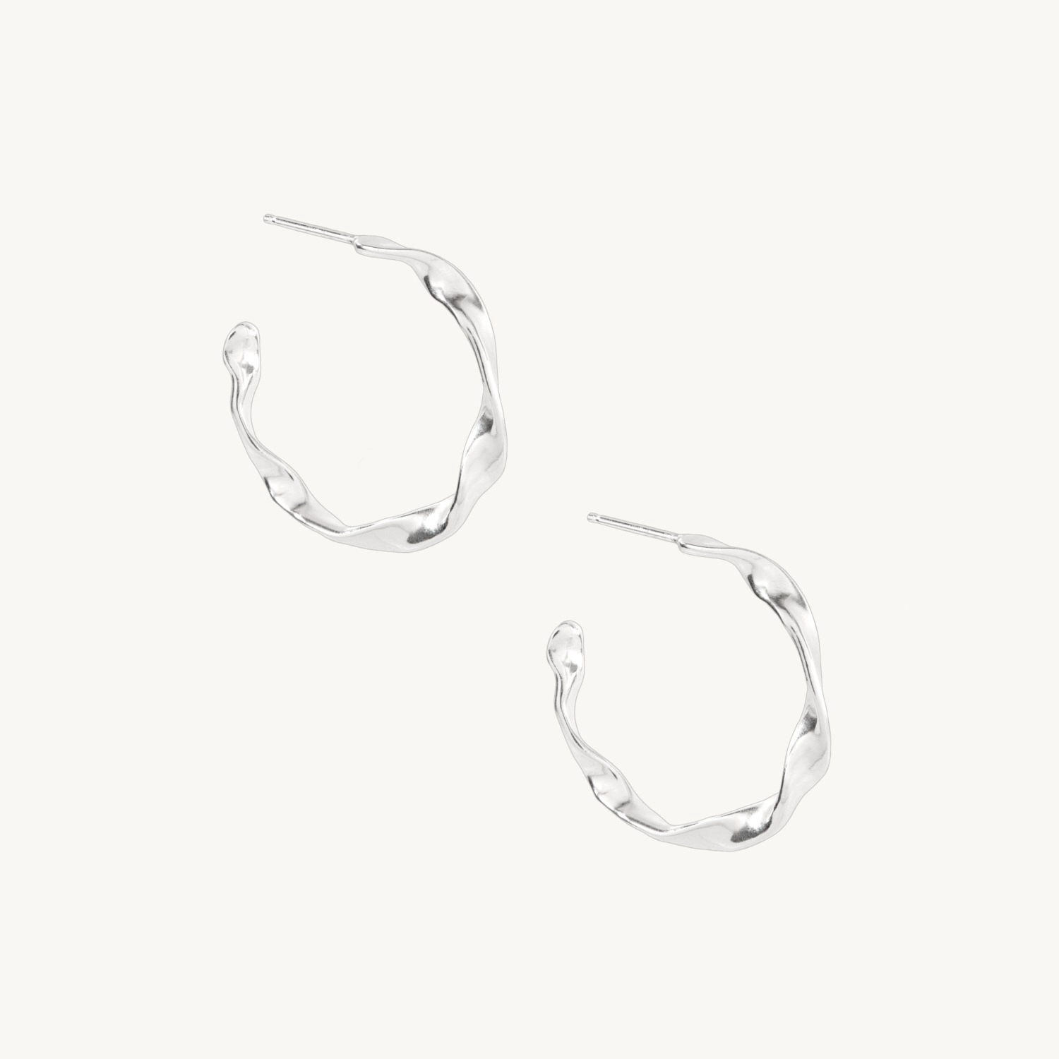 Silver Baby Juliette Hoops (pair) - Image 6
