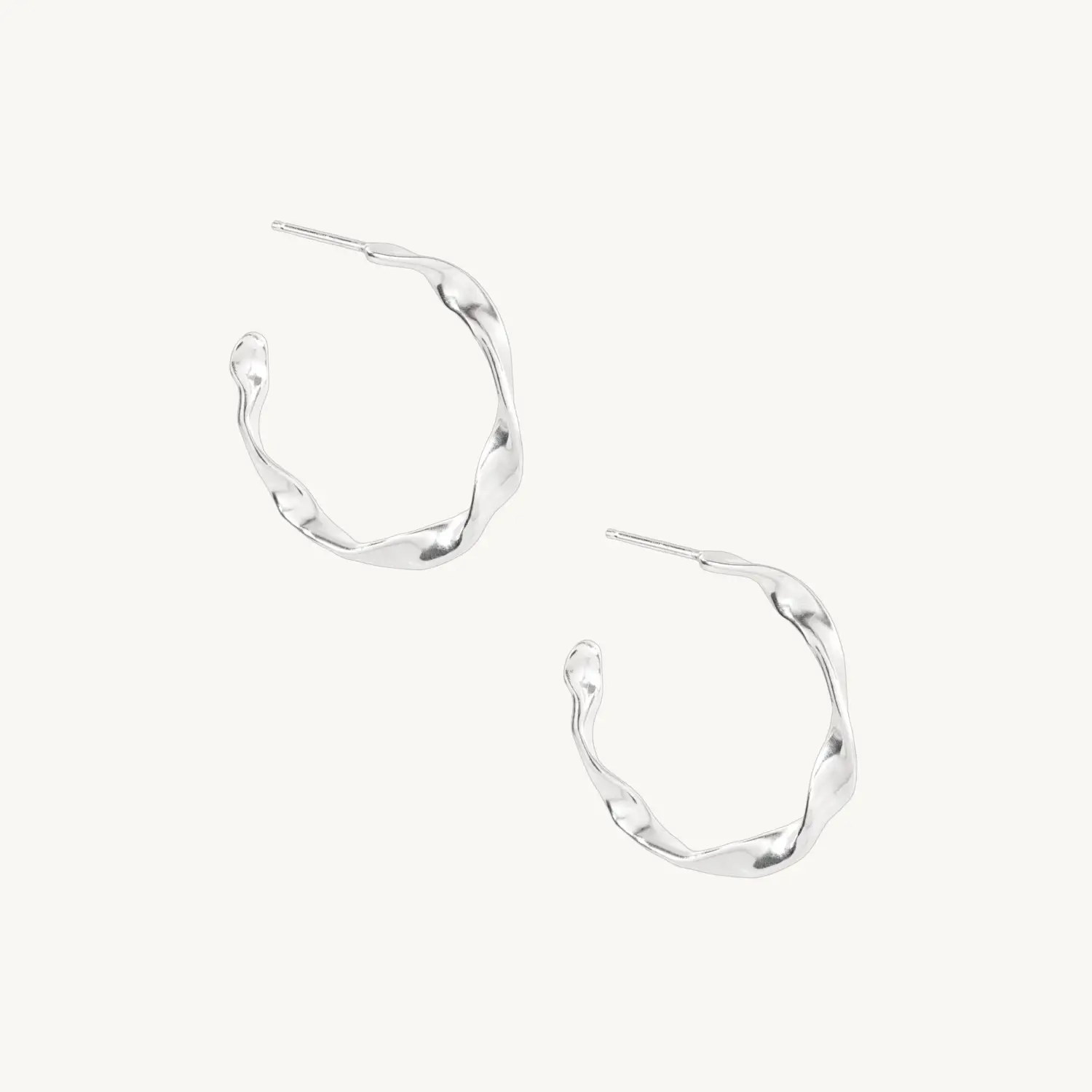 Silver Baby Juliette Hoops (pair)