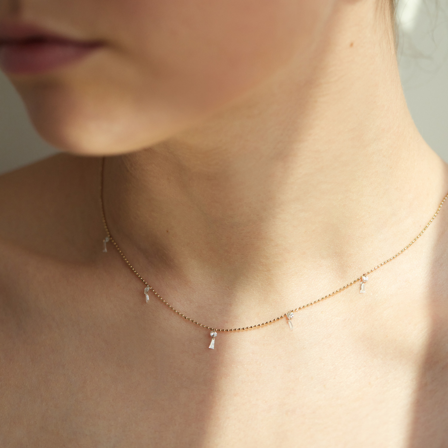 Diamond Tassel Necklace - Image 3