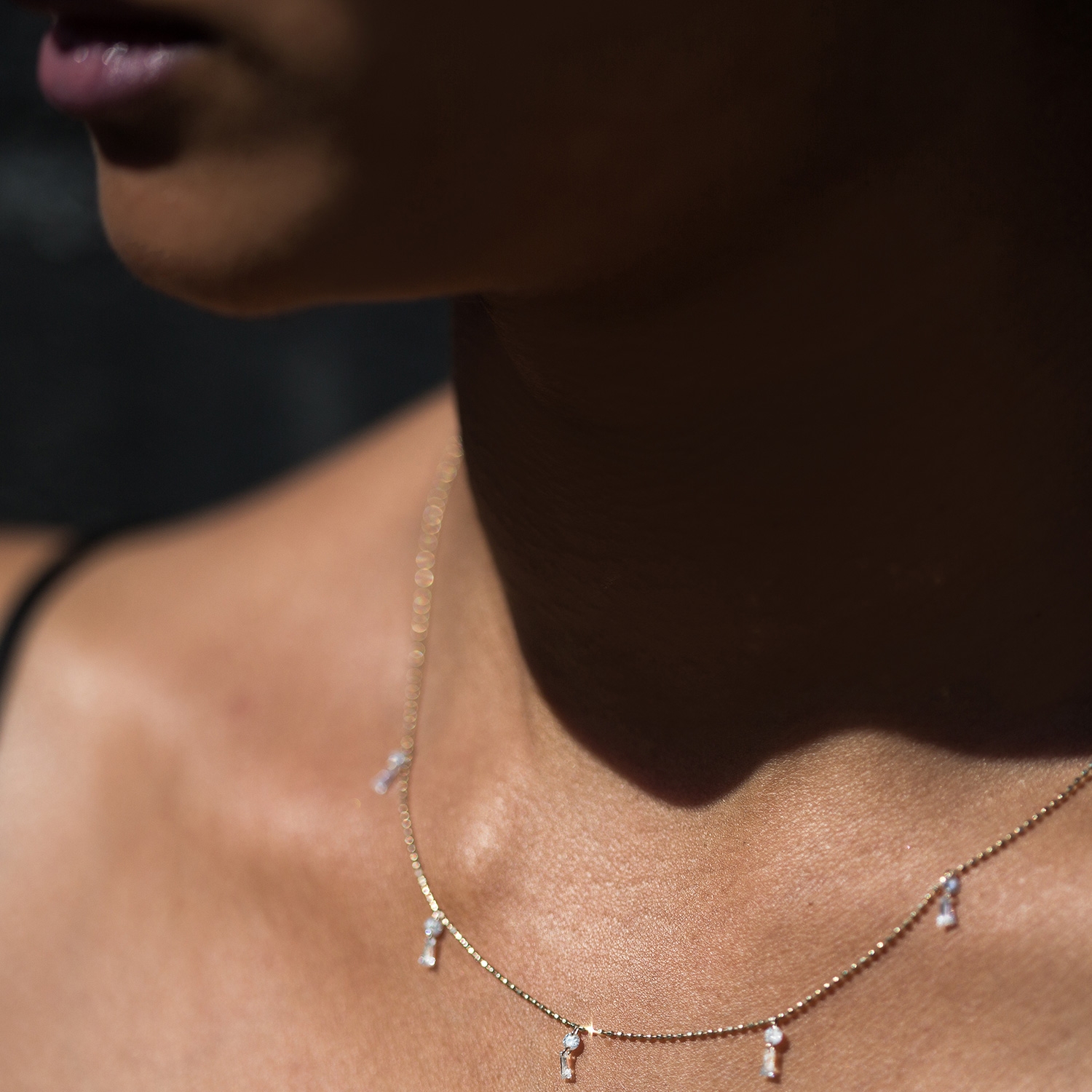 Diamond Tassel Necklace - Image 6