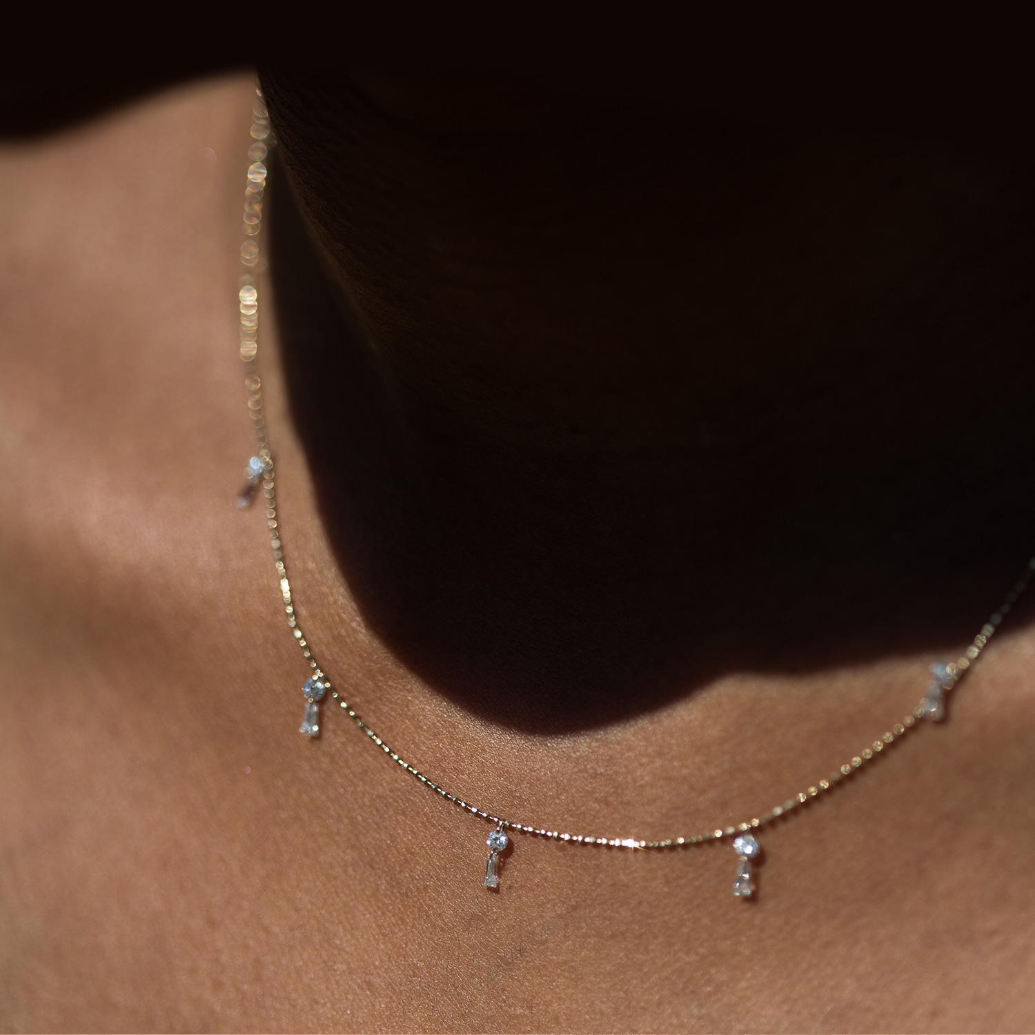 Diamond Tassel Necklace - Image 4