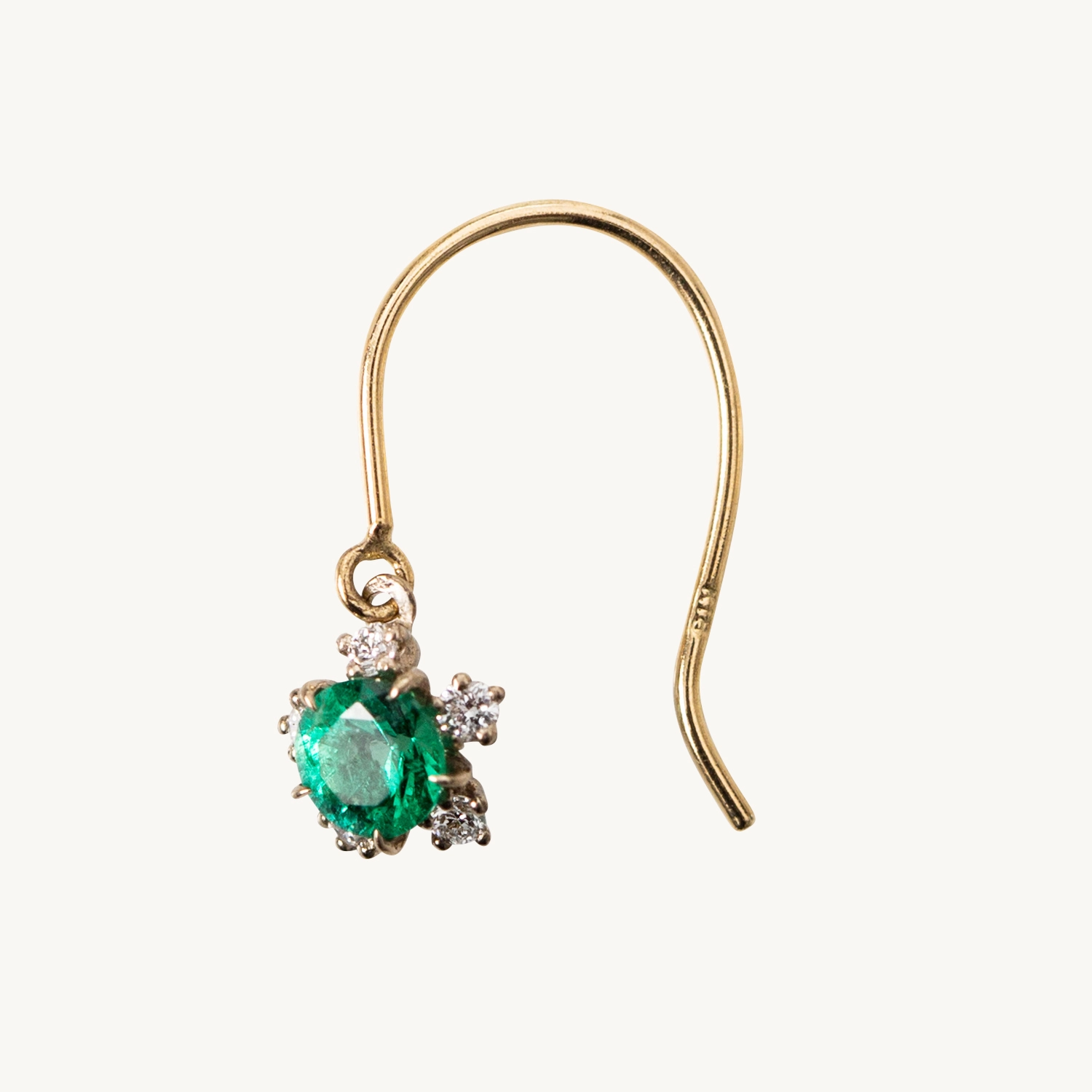 Emerald Snowflake Earrings (pair) - Image 8