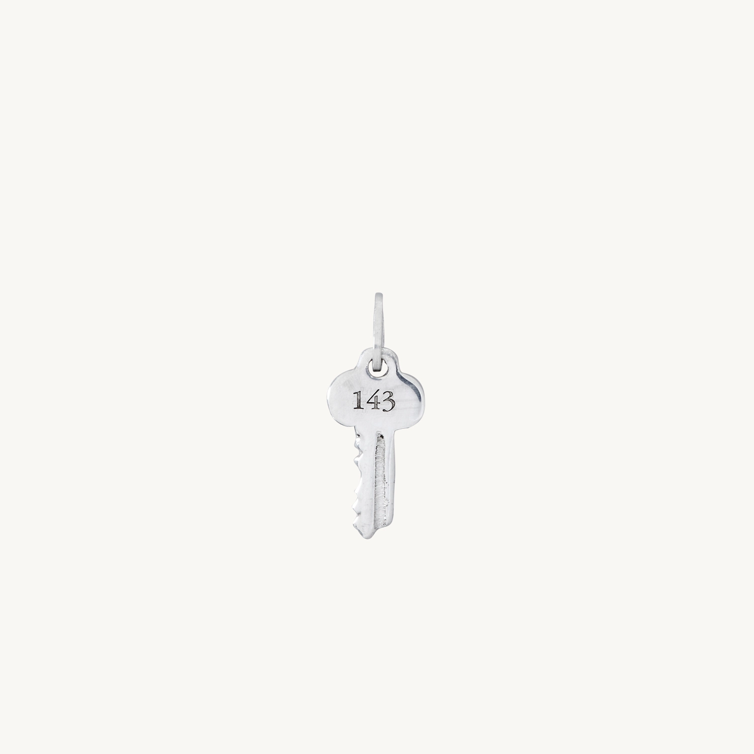 Tiniest Key Charm, Silver - Image 15