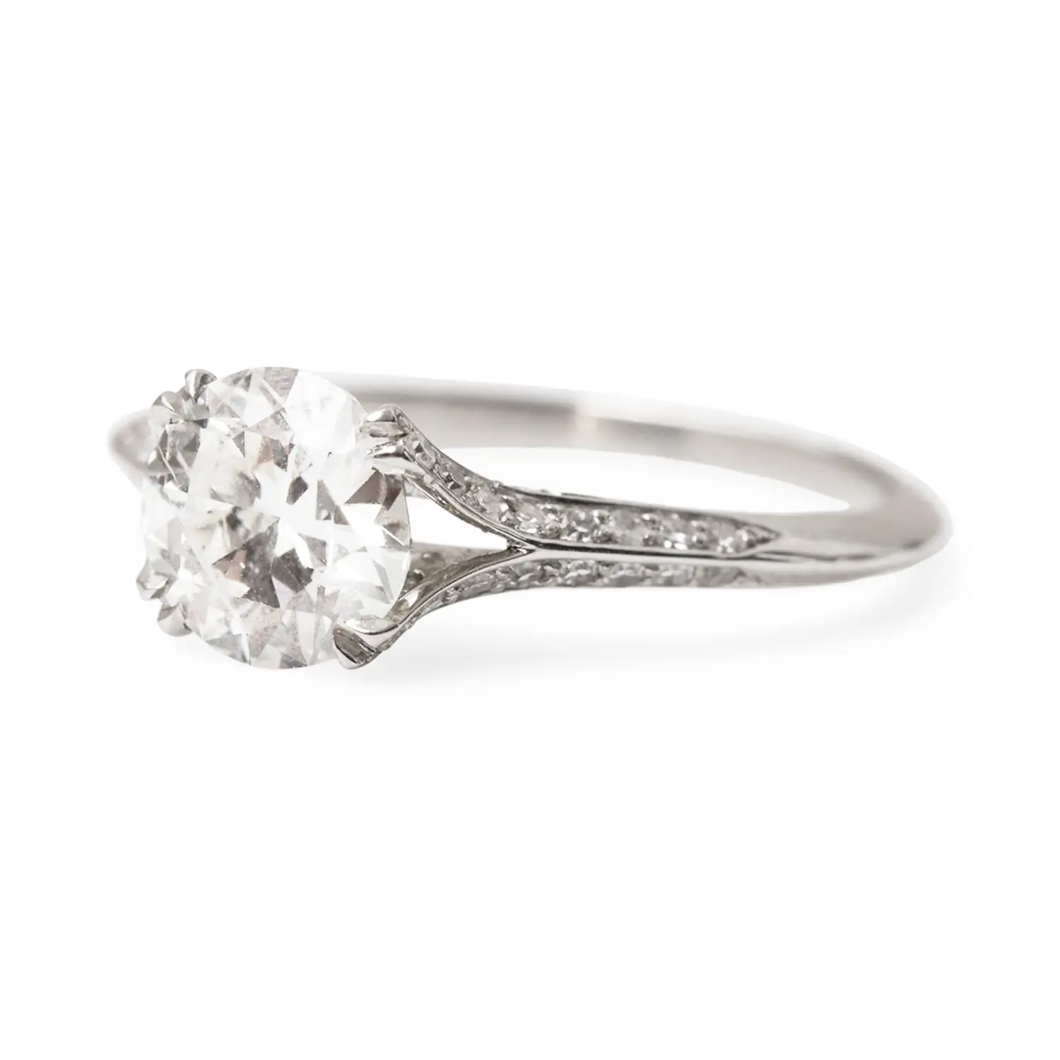 Knife Edge Diamond Ring - Image 4