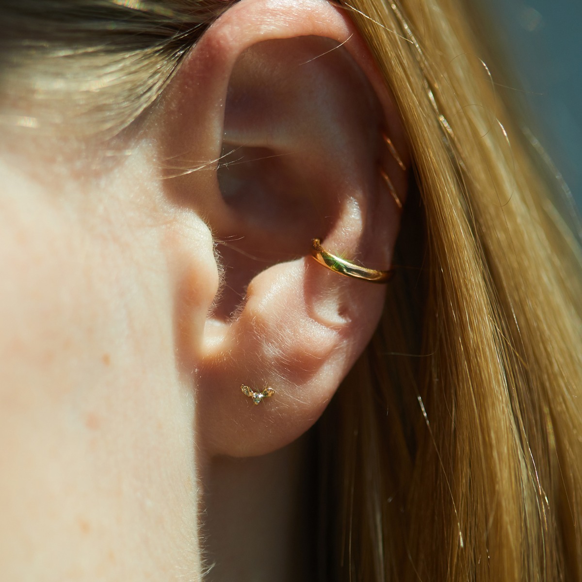 Alternative view of Hidden Fairy Earring (single)