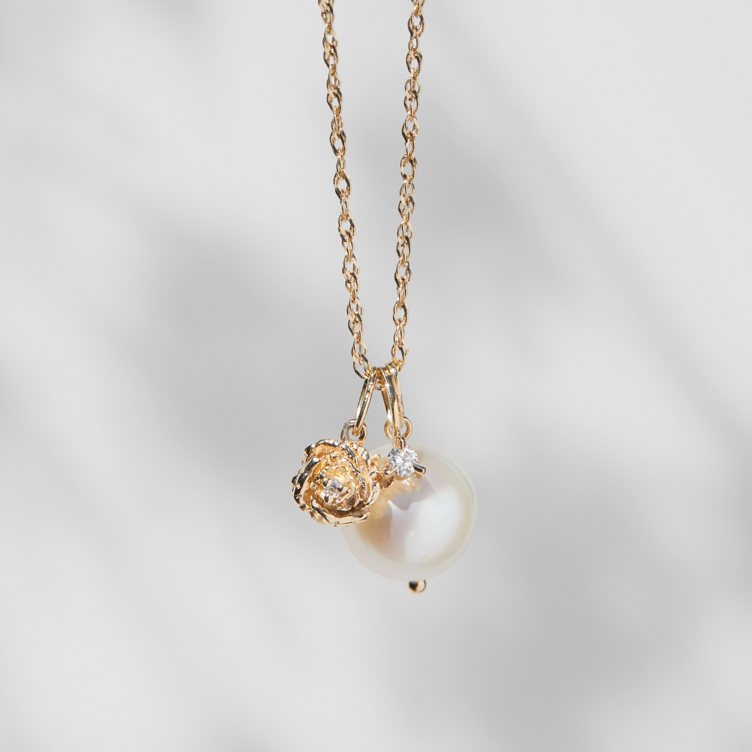 Dewy Diamond Rose Charm - Image 8