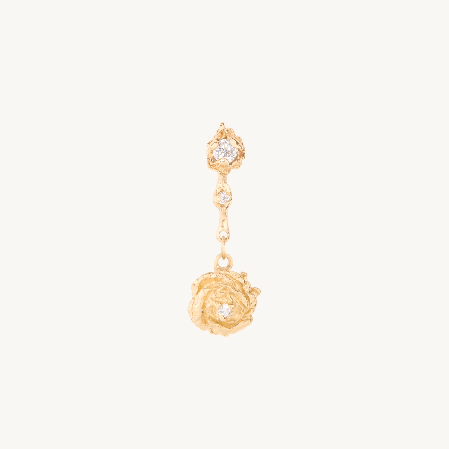 Dewy Rose Drop Earring (single) - Image 5