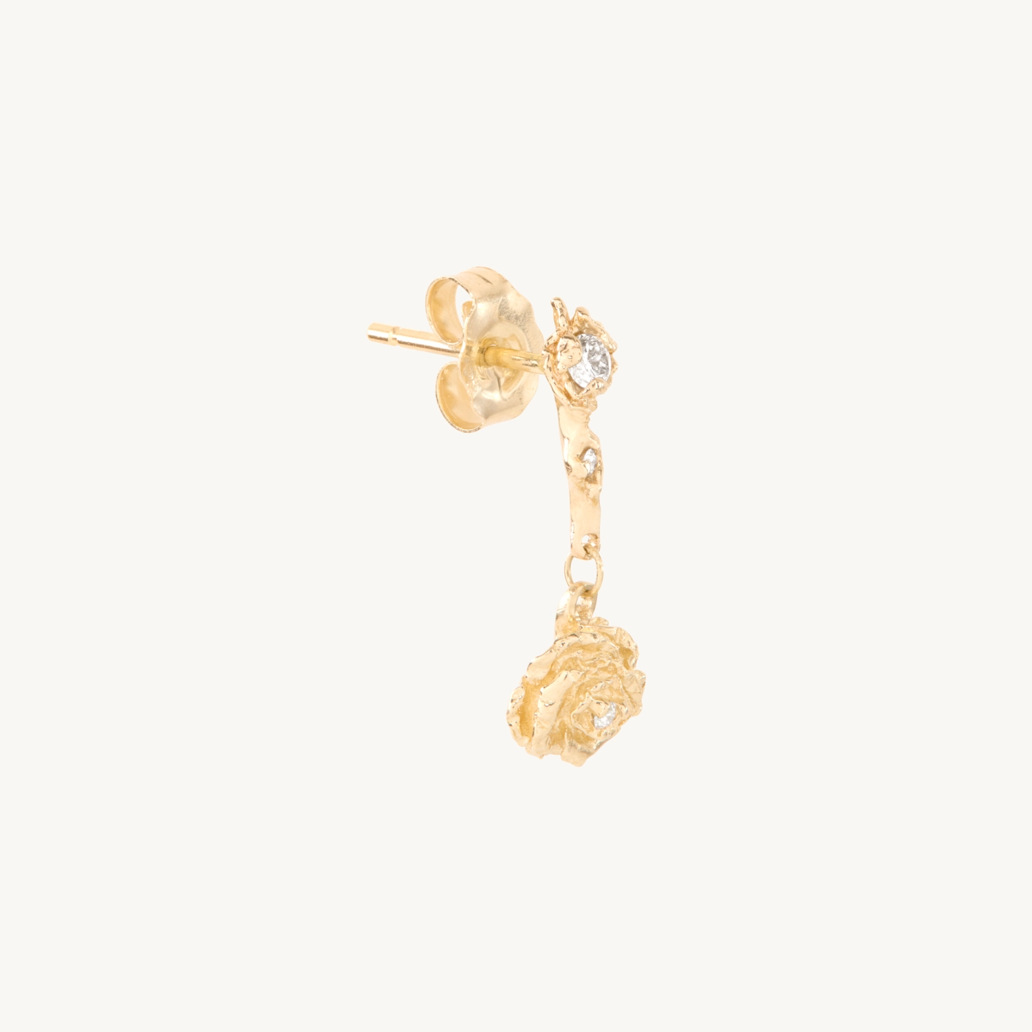Dewy Rose Drop Earring (single) - Image 6