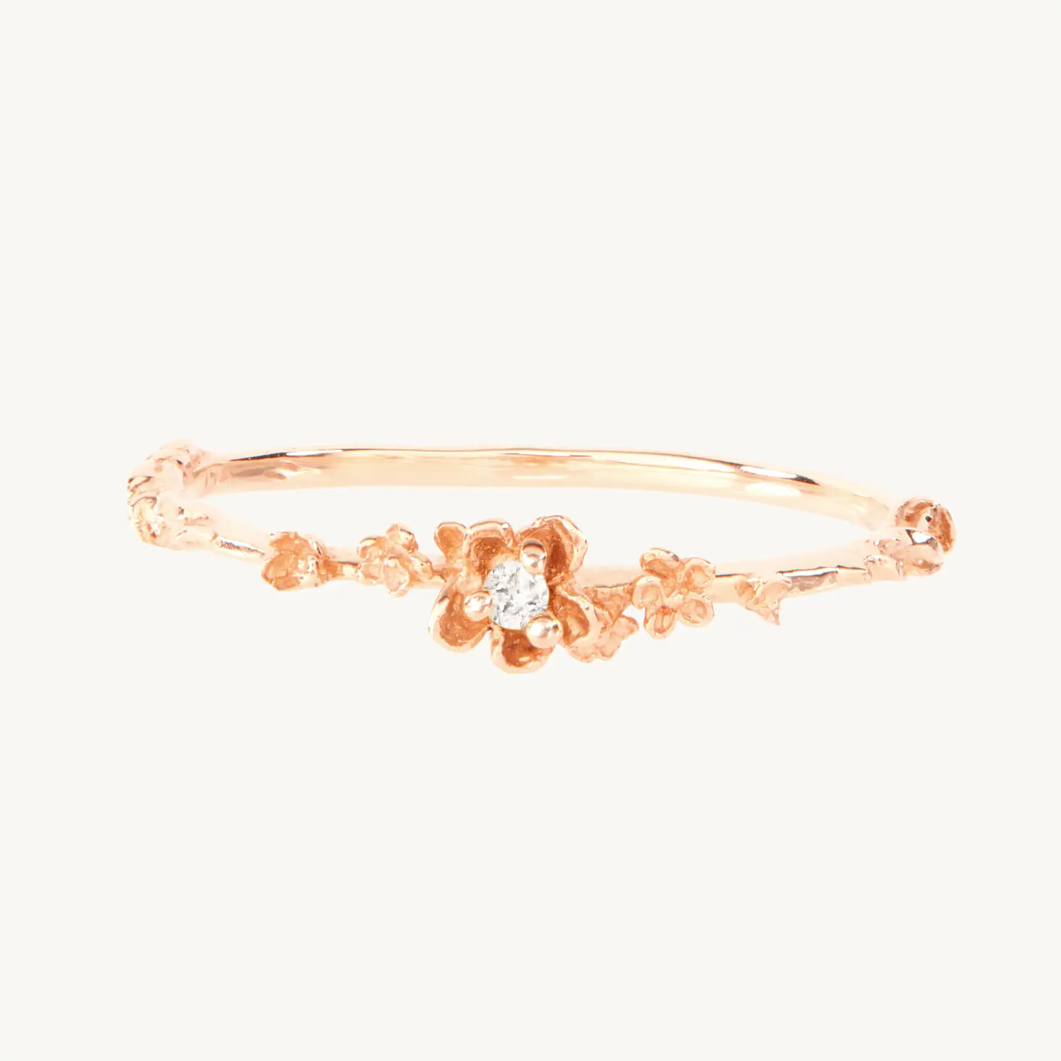 Diamond Buttercup Ring - Image 3