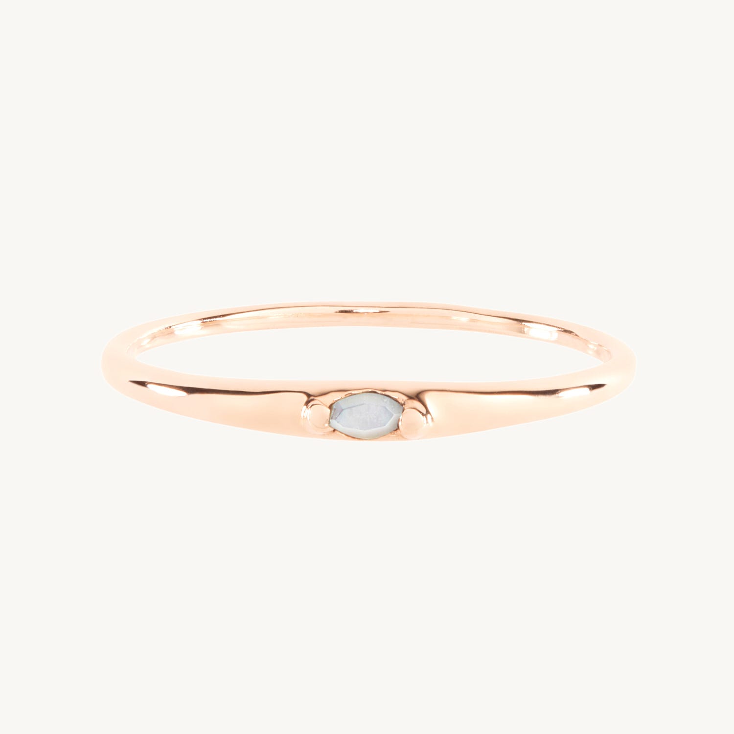 Moondew Signet Ring