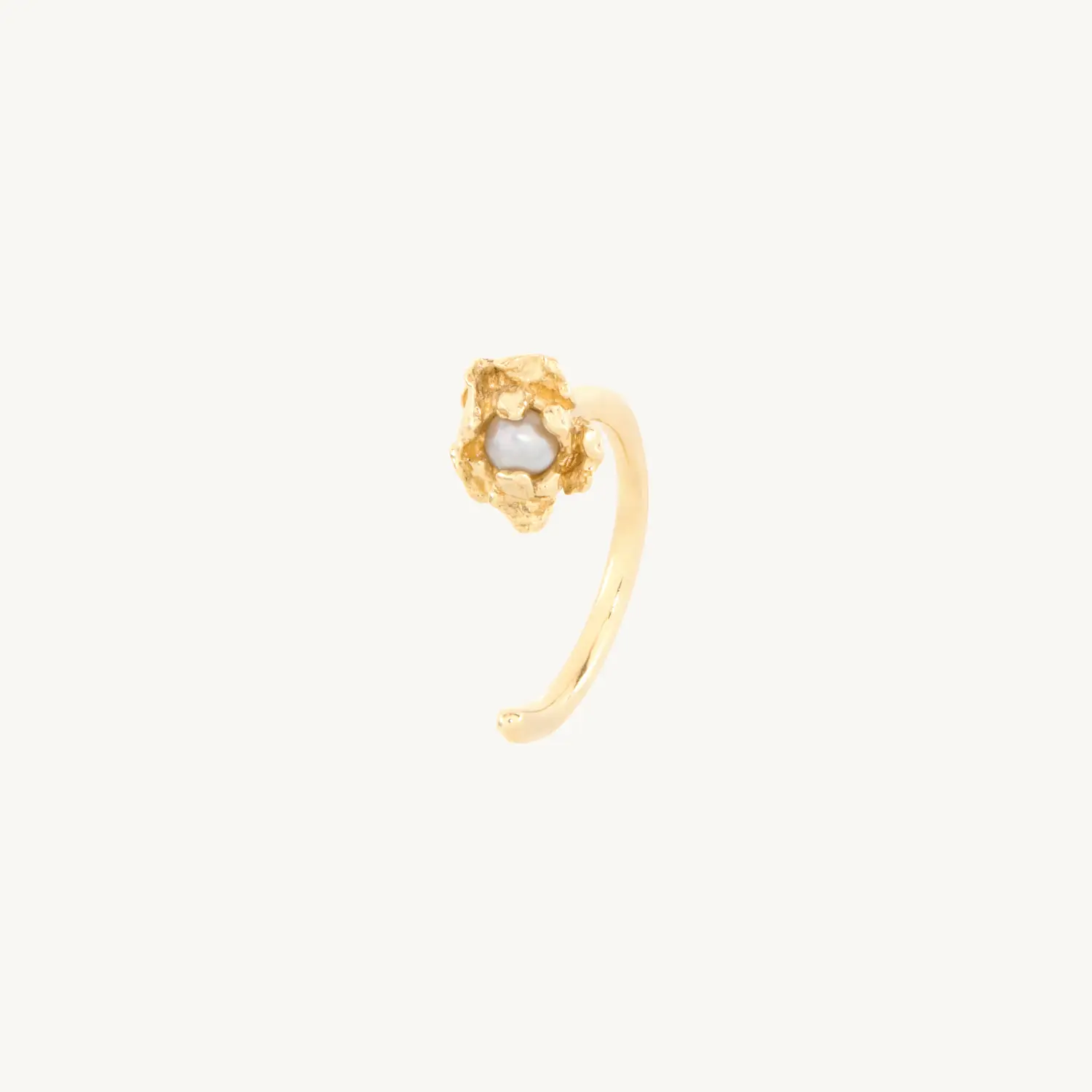 Alternative view of Pearl Blossom Earring (single)