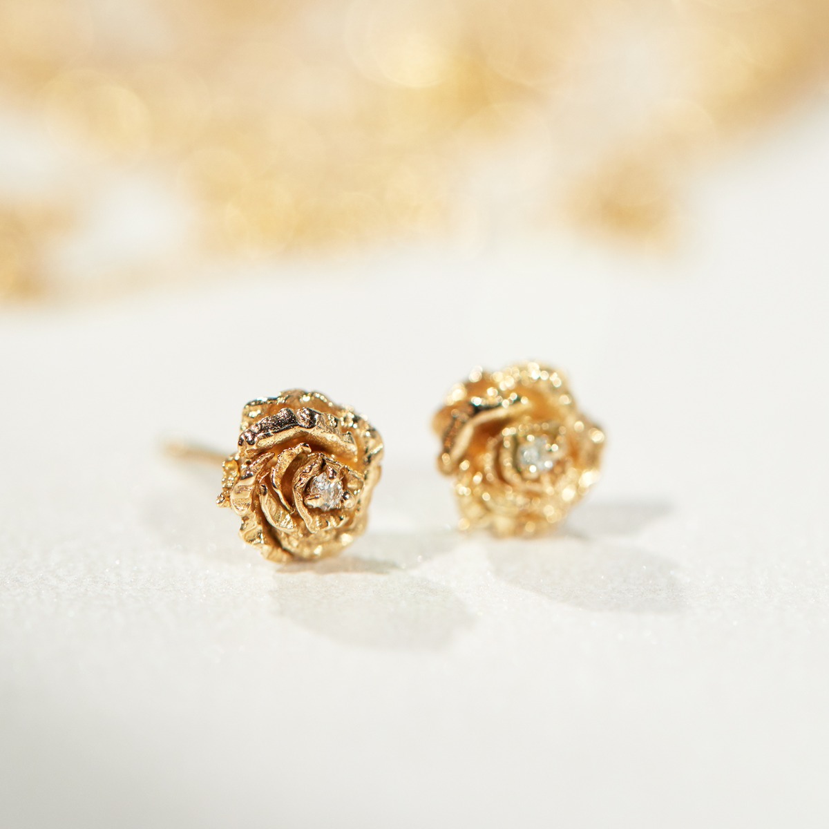 Dewy Diamond Rose Stud (single) - Image 5