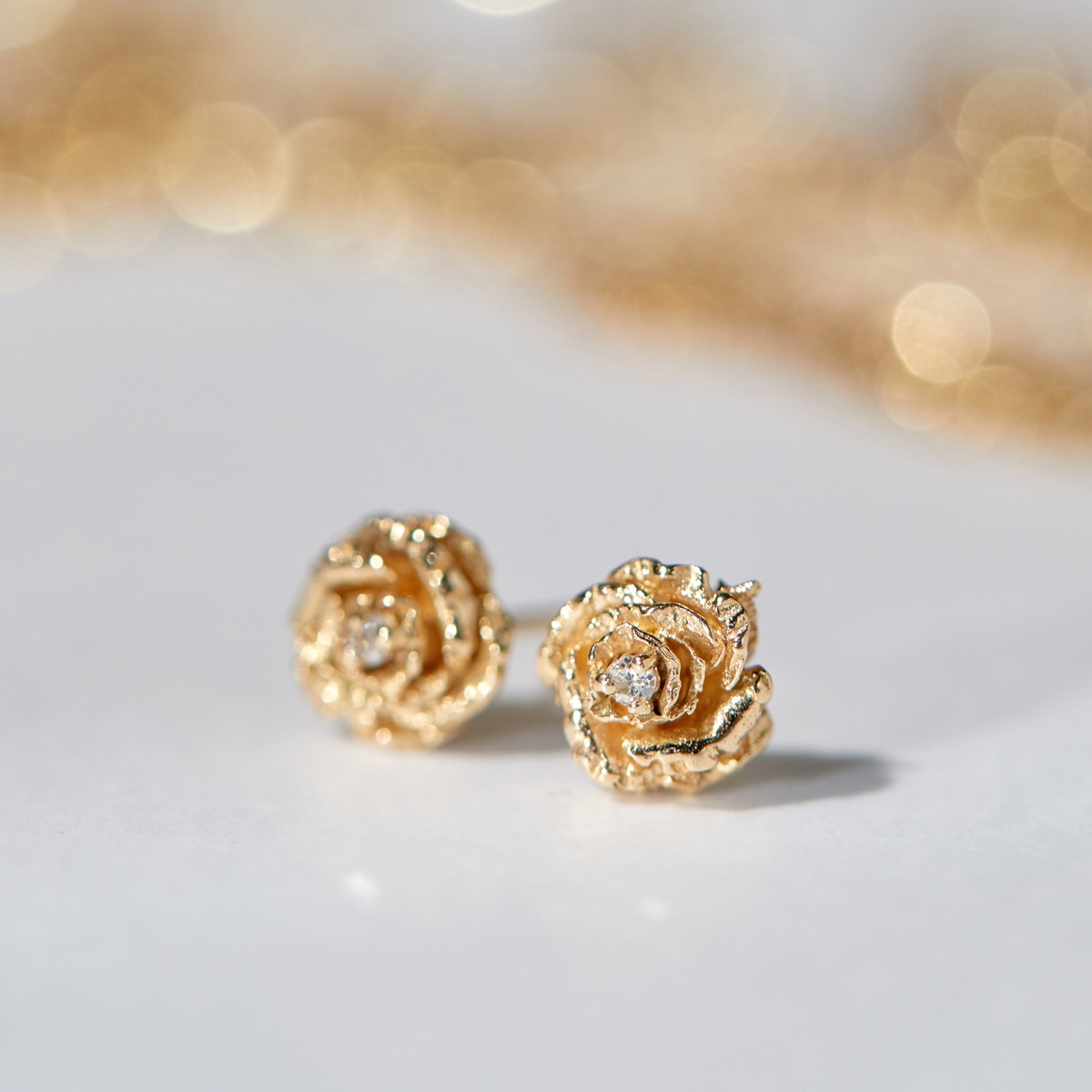 Dewy Diamond Rose Stud (single) - Image 6