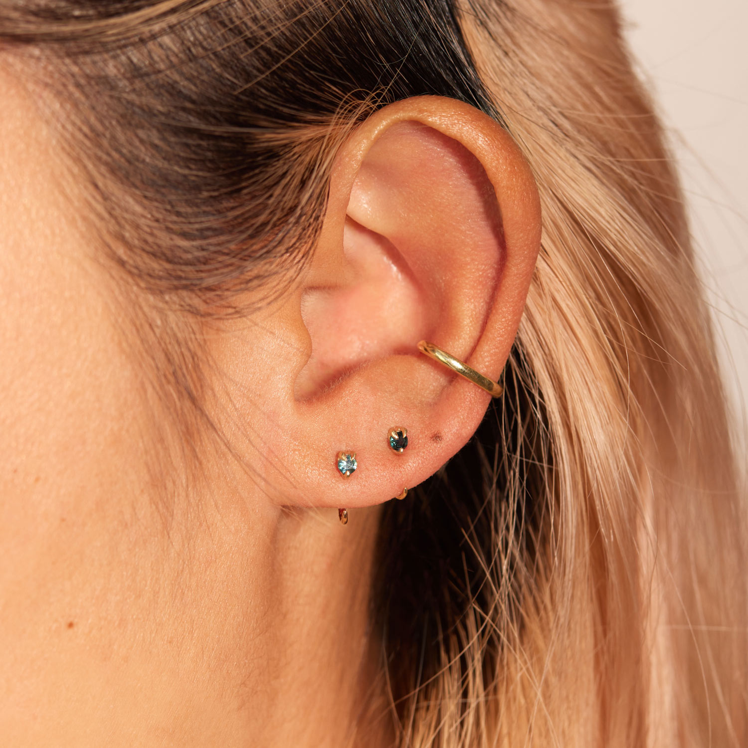 Nectar Earring, Sapphire (single) - Image 3