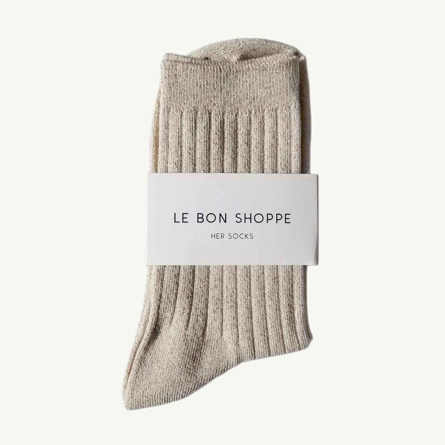 Twinkly Toes Socks, Ivory Gold