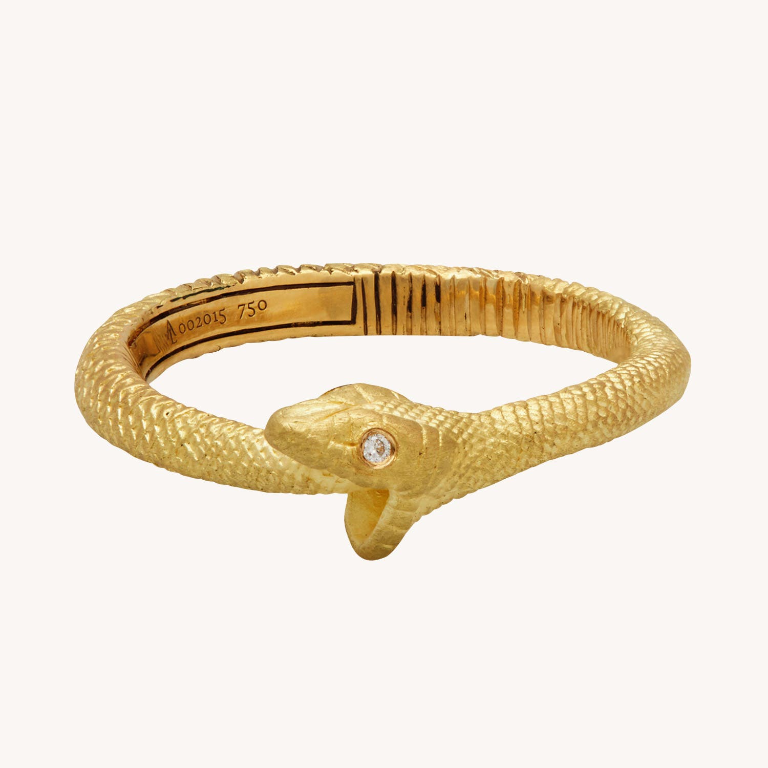 Gold Ouroboros Snake Ring