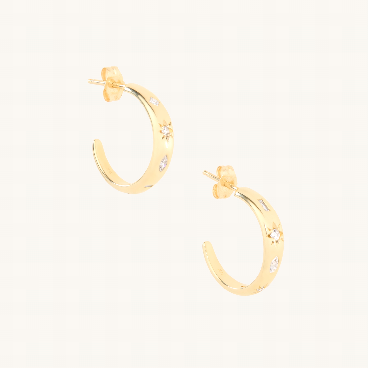 Diamond Mineral Hoops (pair) - Image 8