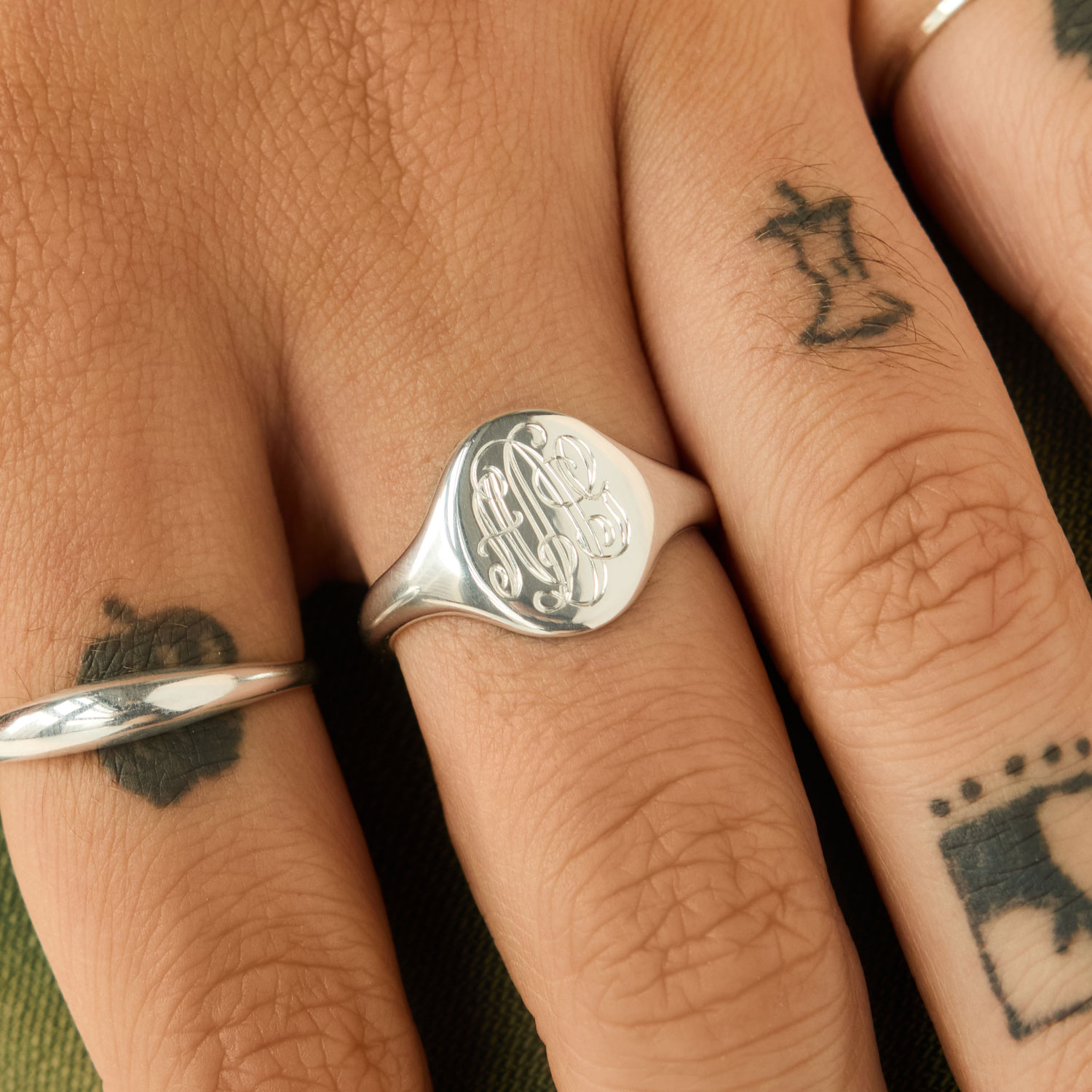 Grandfather Signet, Silver - Image 4