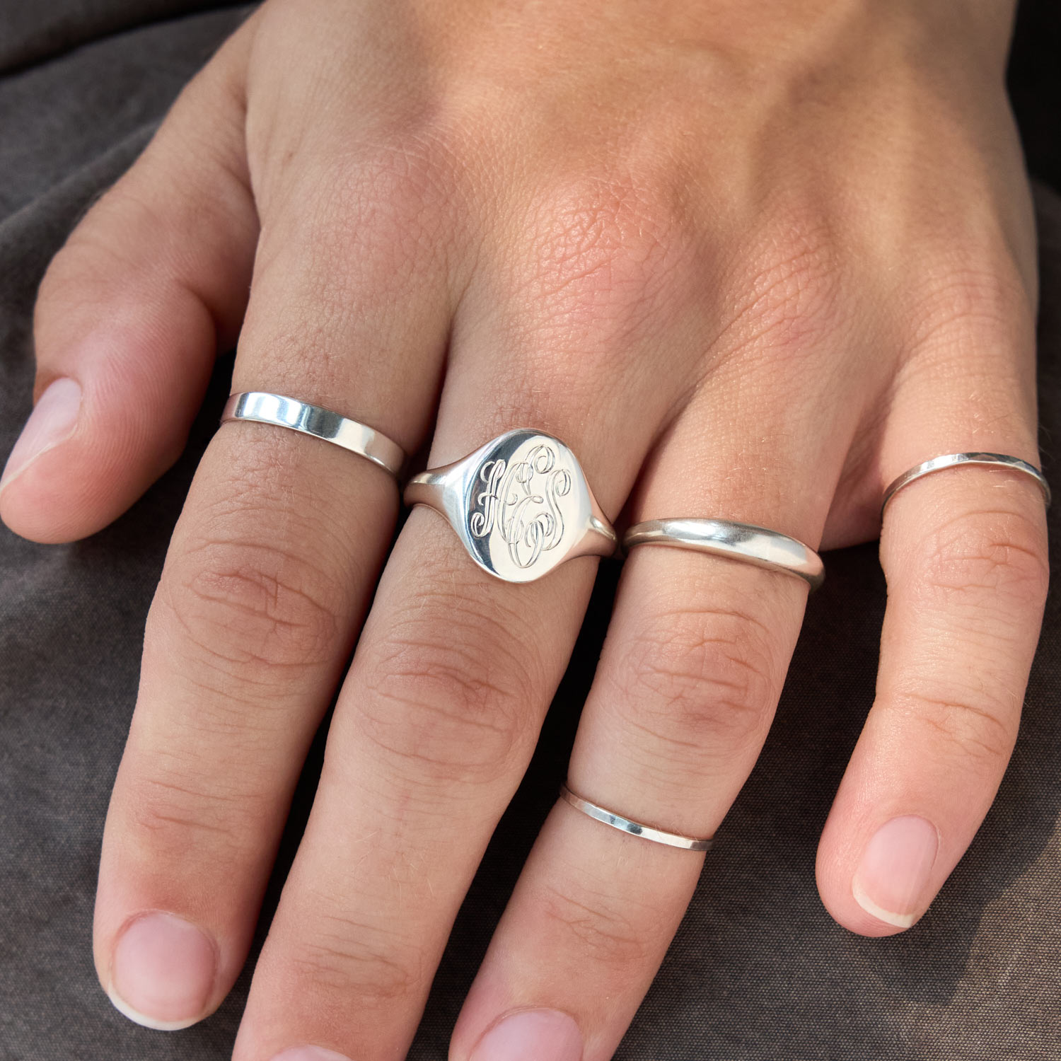 Grandfather Signet, Silver - Image 6