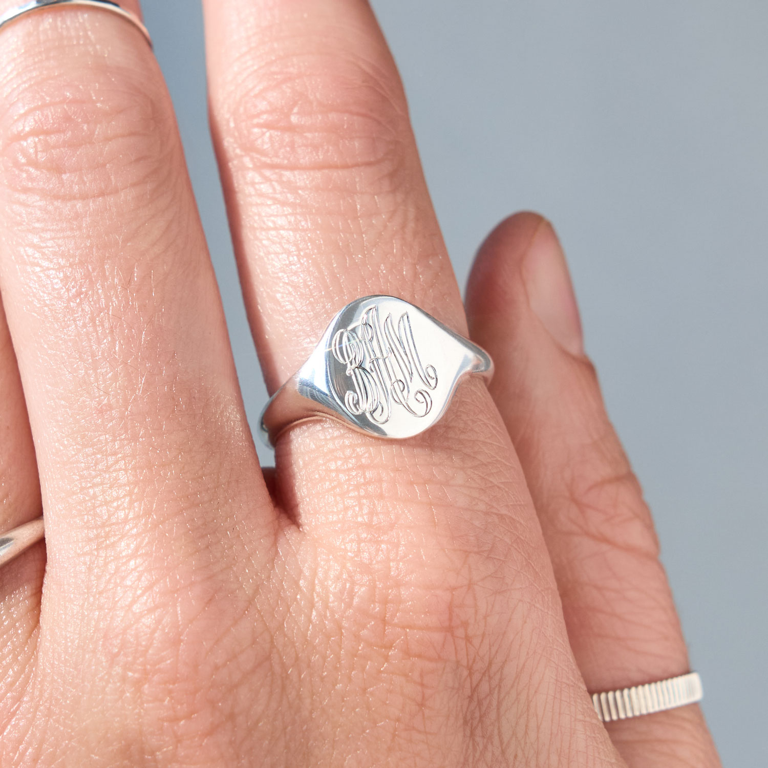 Grandfather Signet, Silver - Image 8