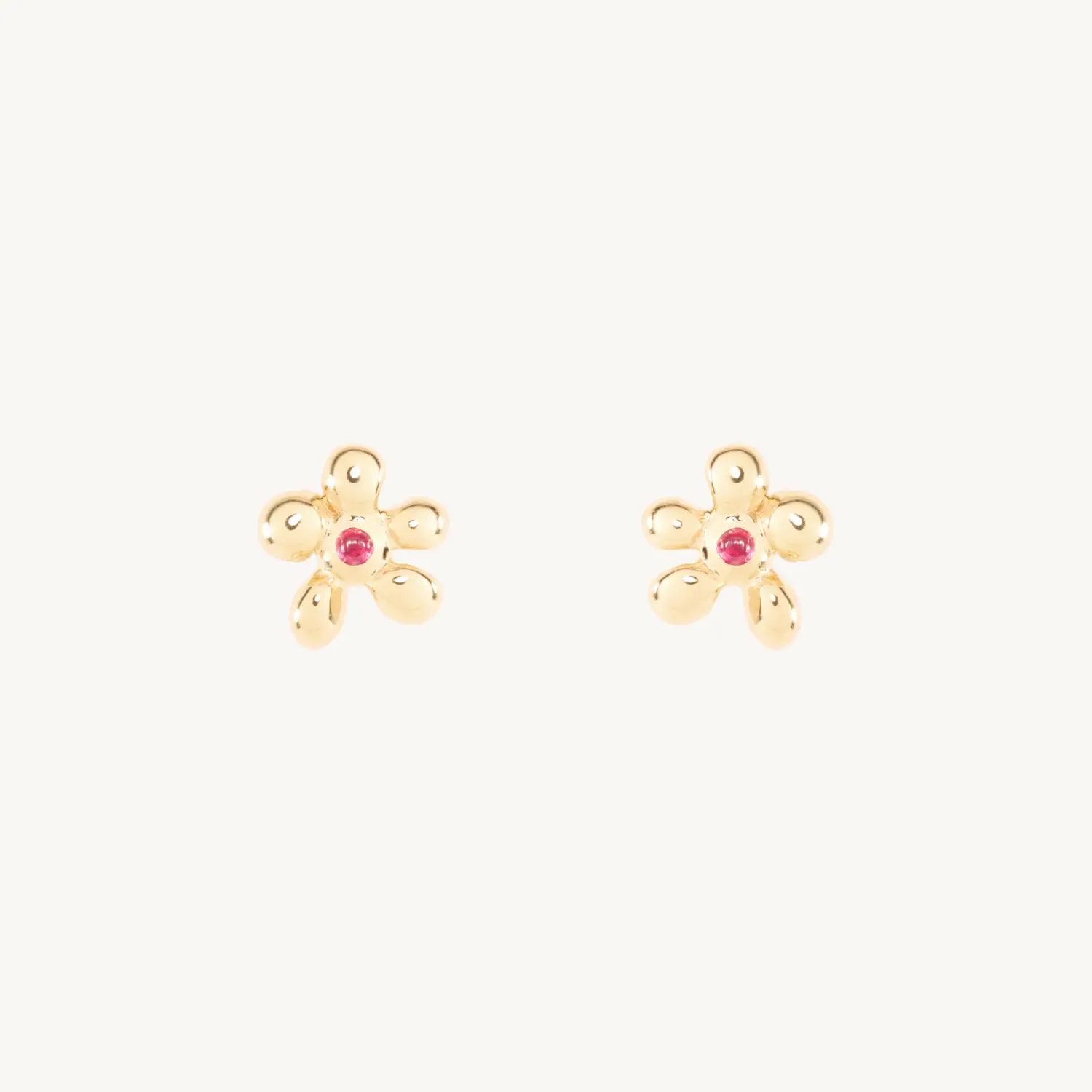 Baby Blossom Ruby Stud (single)