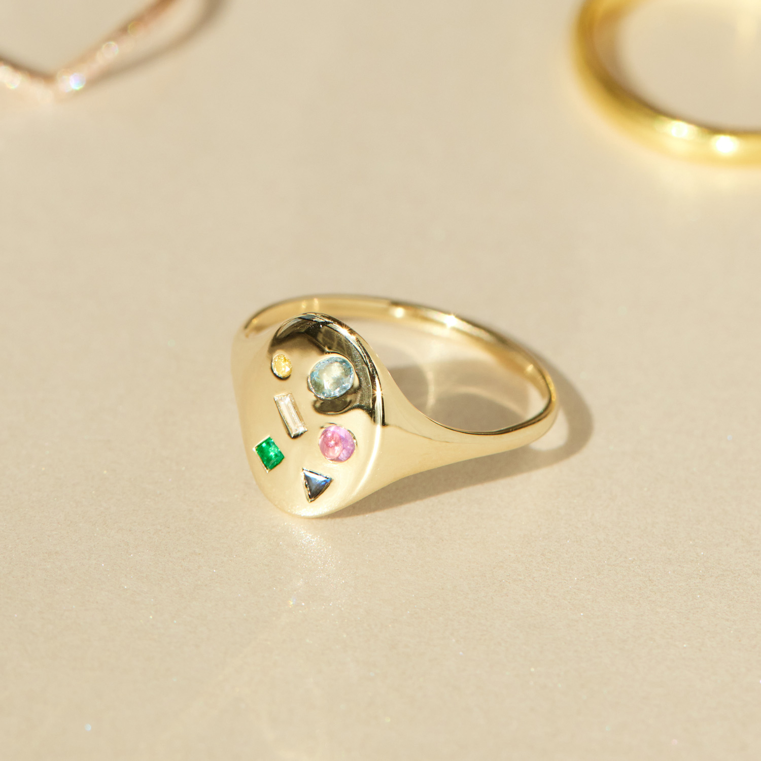 Mosaic Signet Ring - Image 6