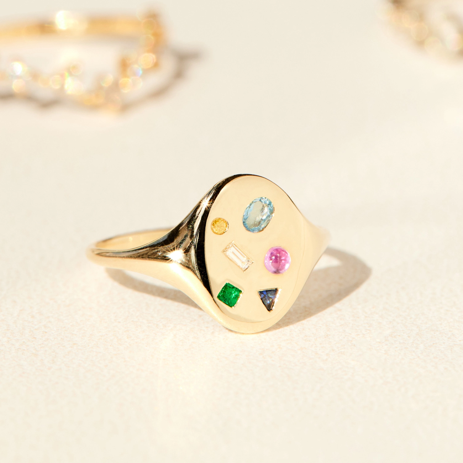 Mosaic Signet Ring - Image 5