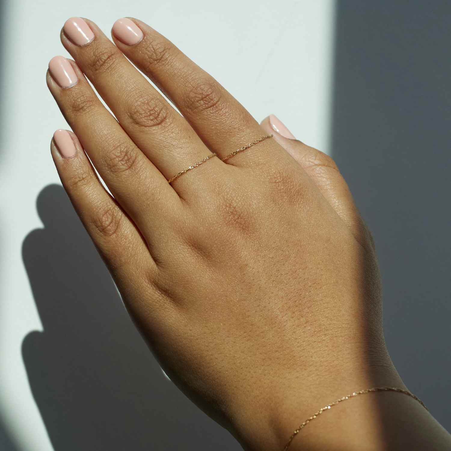 Sweet Nothing Gold Chain Ring - Image 4
