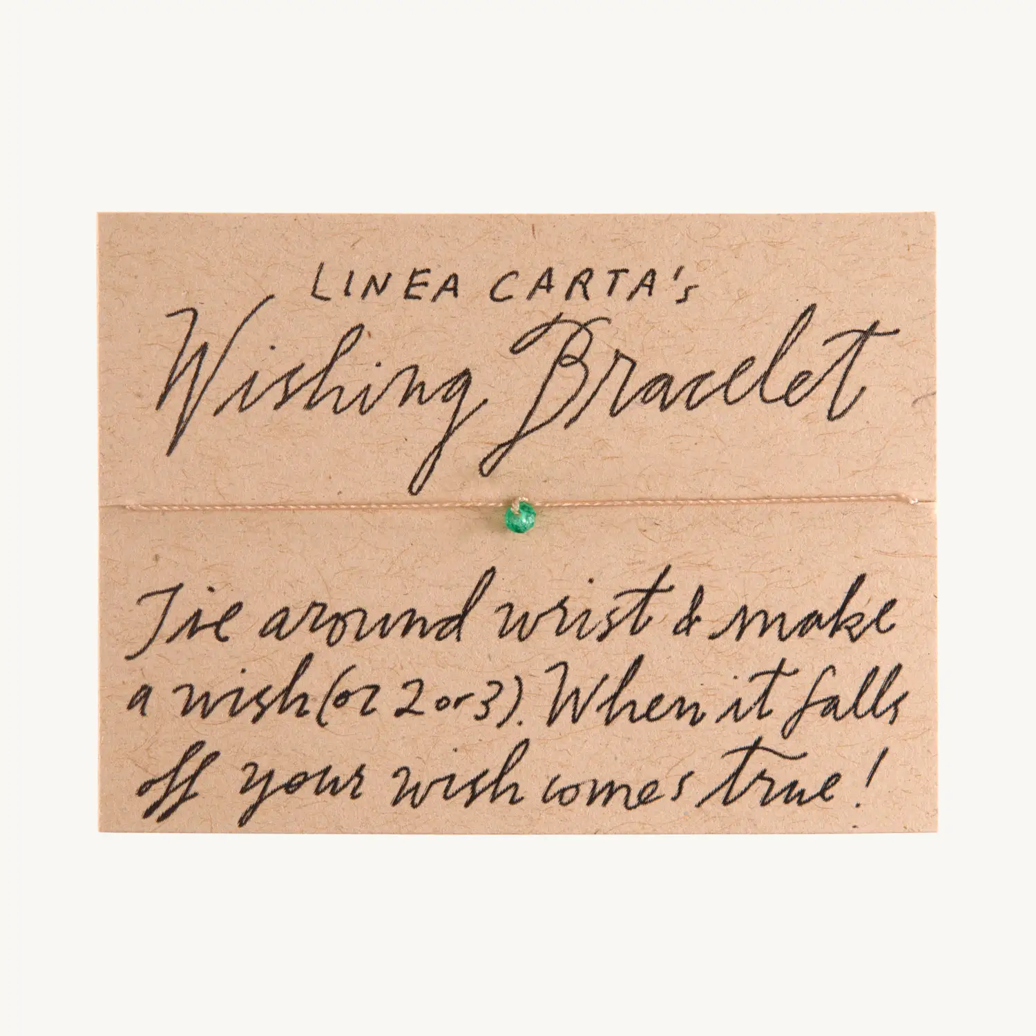 Emerald Wishing Bracelet