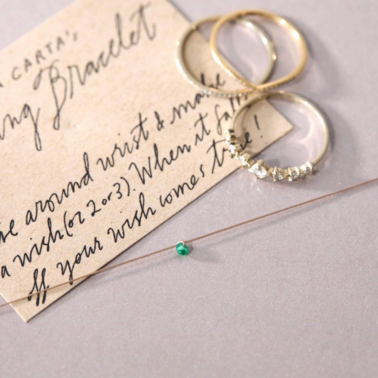 Emerald Wishing Bracelet - Image 6