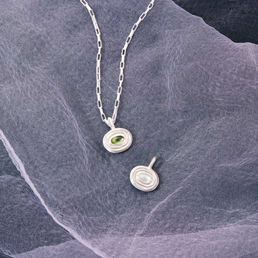 Little Wavelet Moonstone Necklace - Image 6