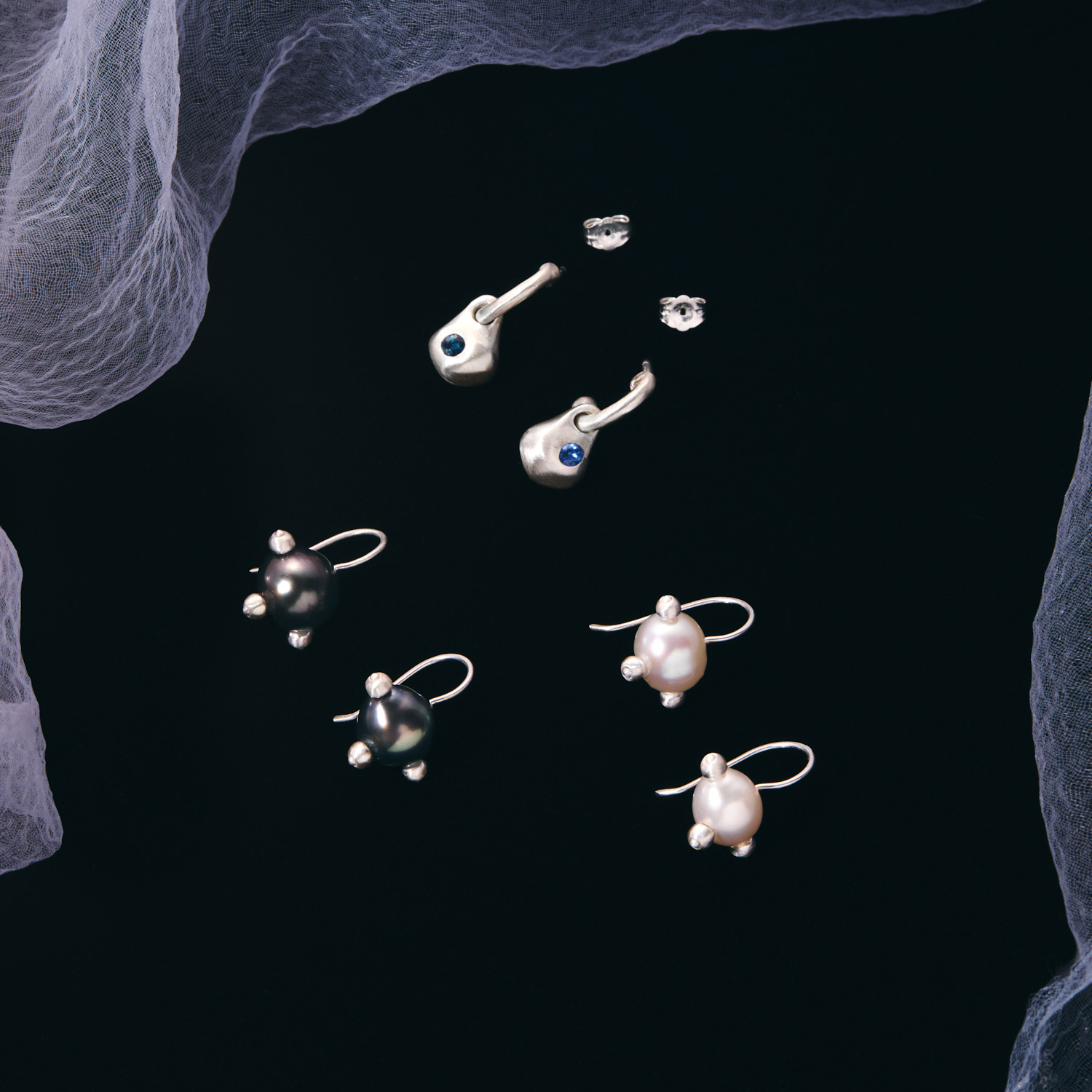 Pearl Pin Cushion Earring (single) - Image 5