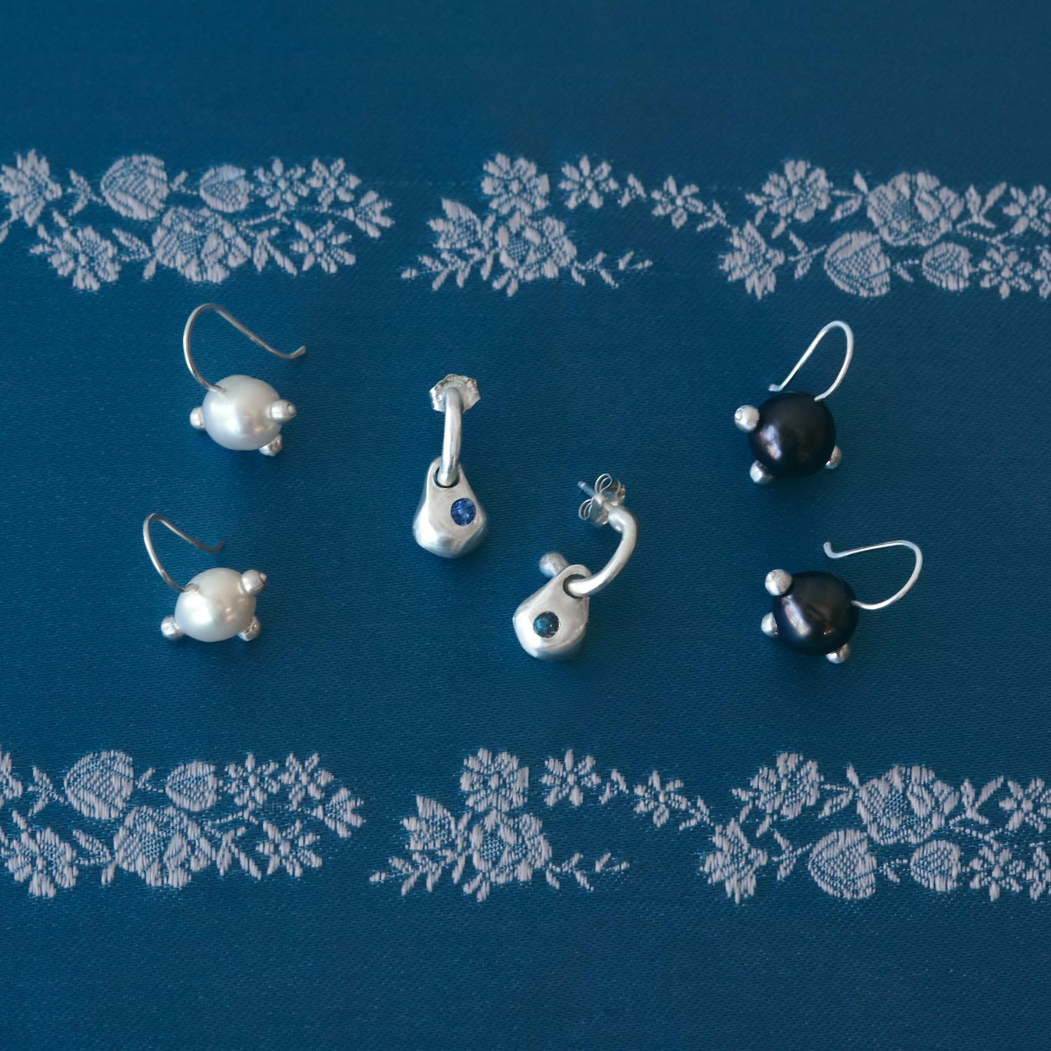 Tahitian Pearl Pin Cushion Earring (single) - Image 5