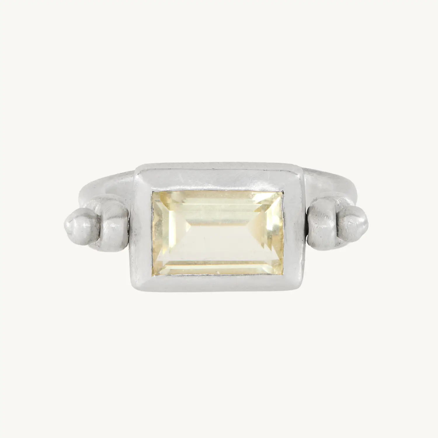 Lime Beryl Sling Ring