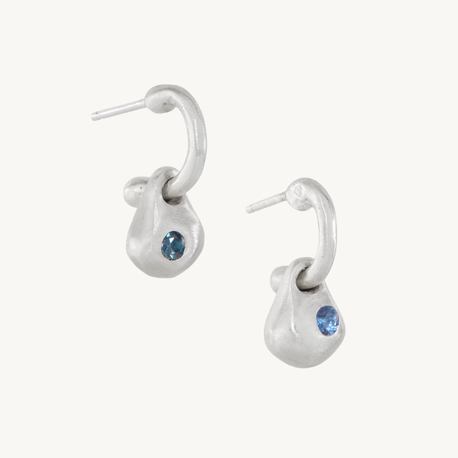 Mixed Sapphire Bosc Drop Earrings (pair) - Image 6