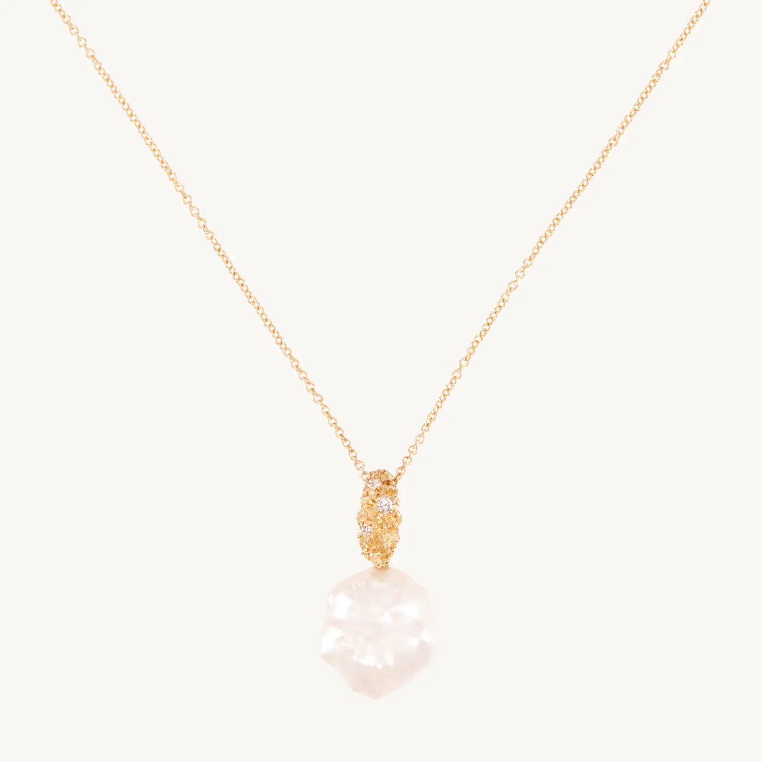 Alternative view of Marquise Lace Pearl Necklace