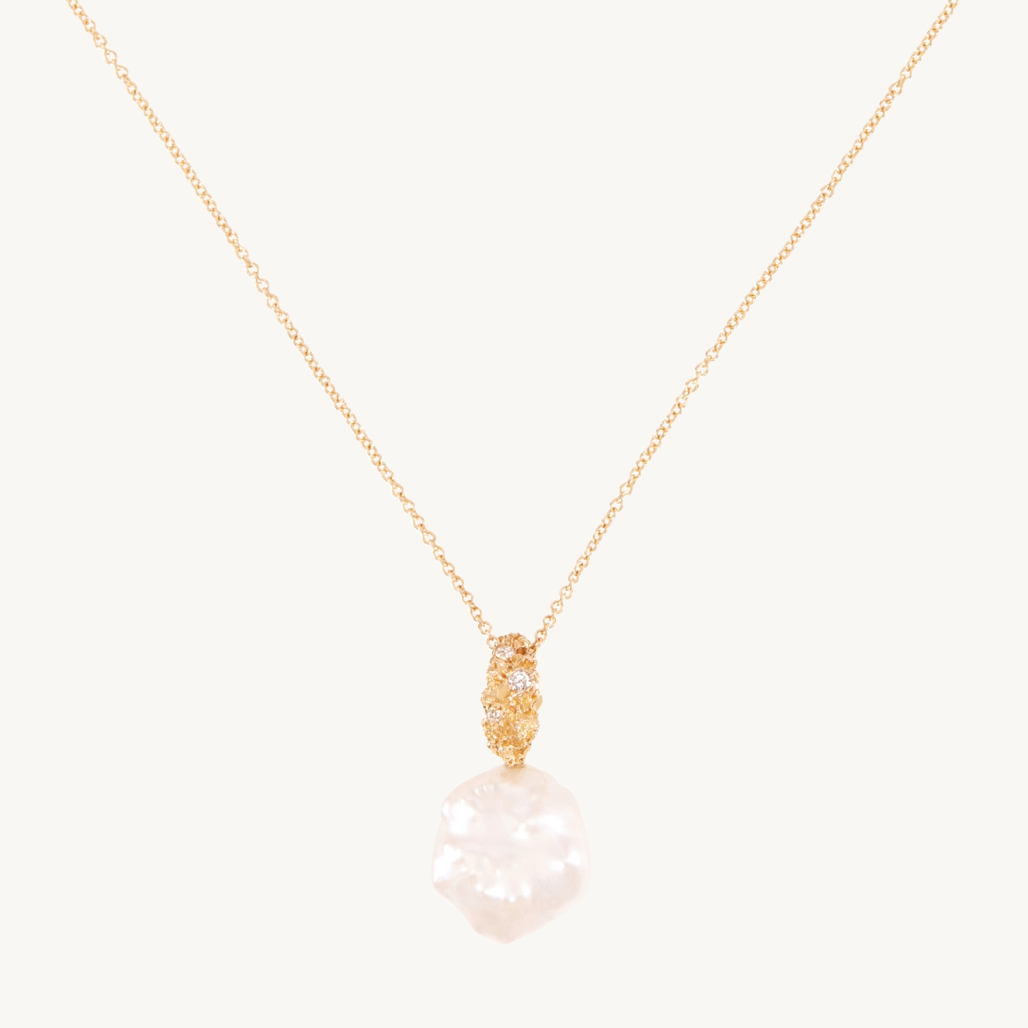 Marquise Lace Pearl Necklace - Image 12