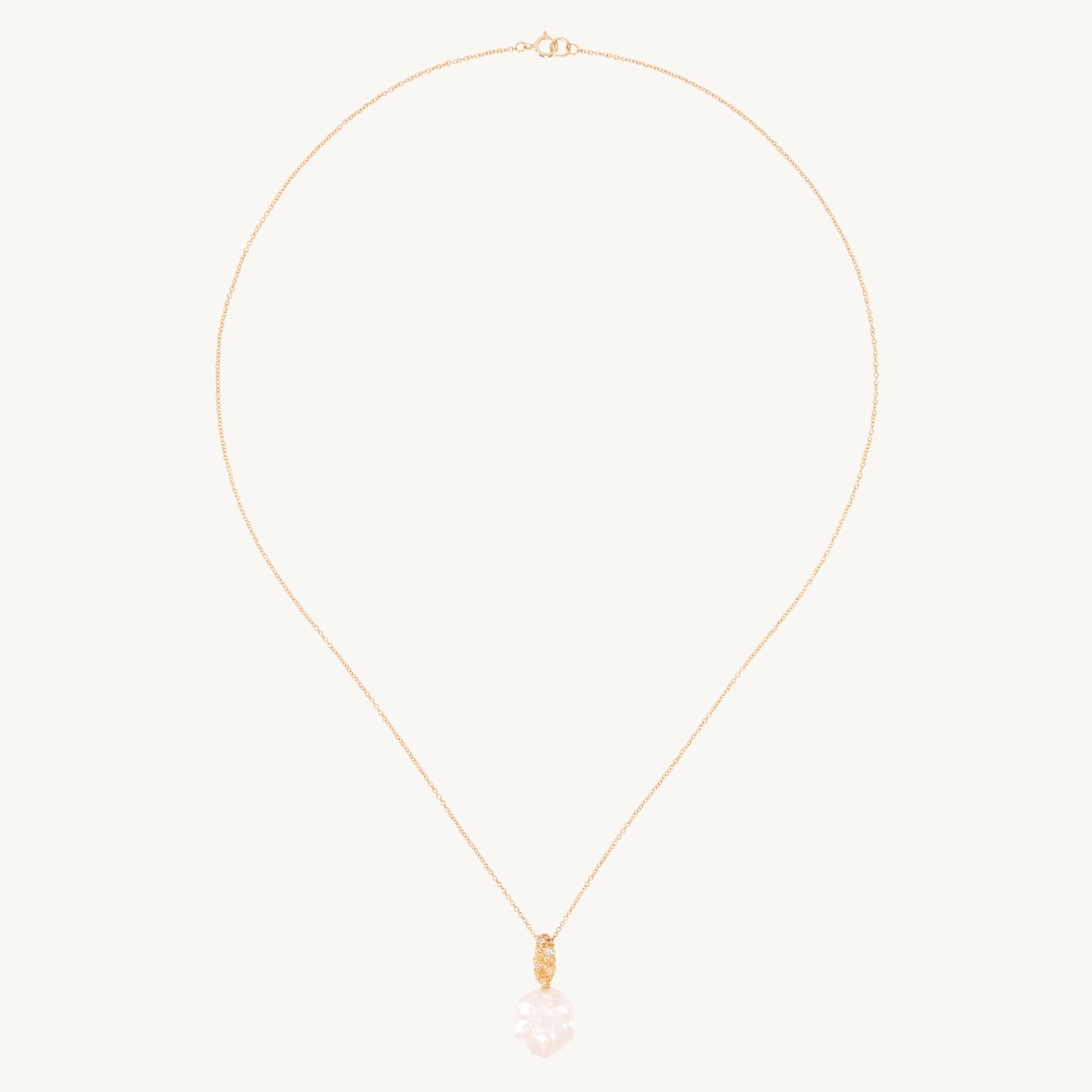 Marquise Lace Pearl Necklace - Image 11