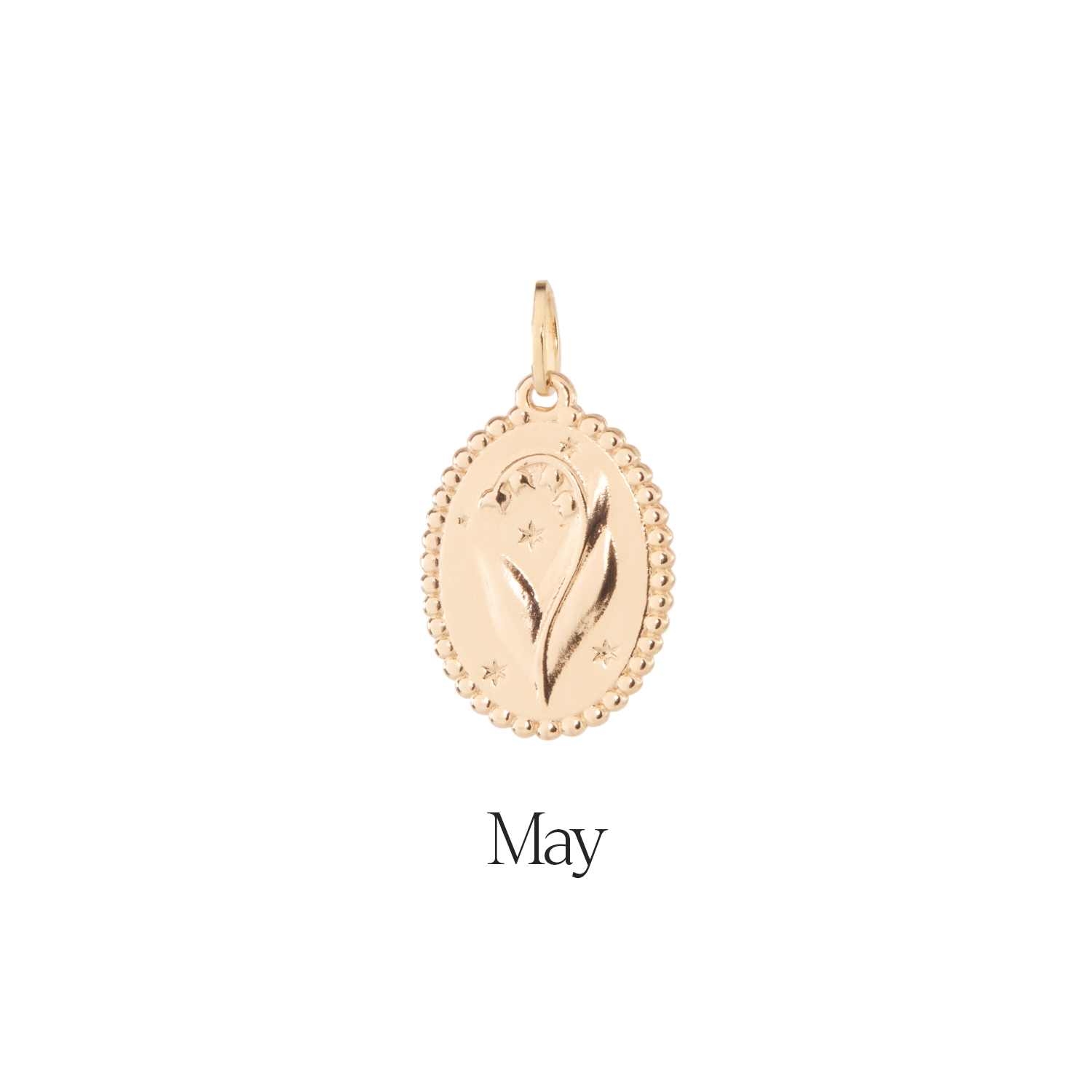 Lily of the Valley Poem Charm, May - Image 3