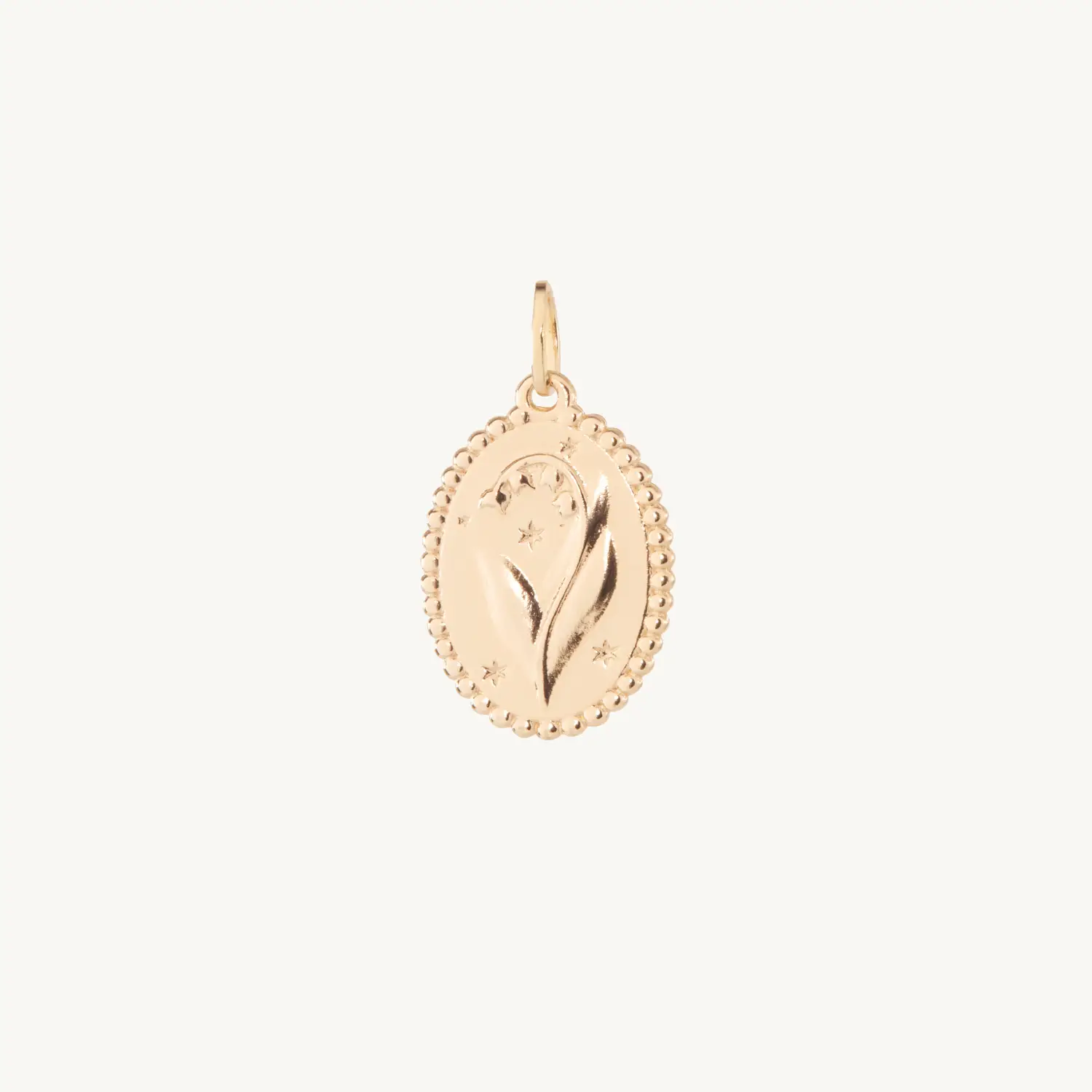 Lily of the Valley Poem Charm, May