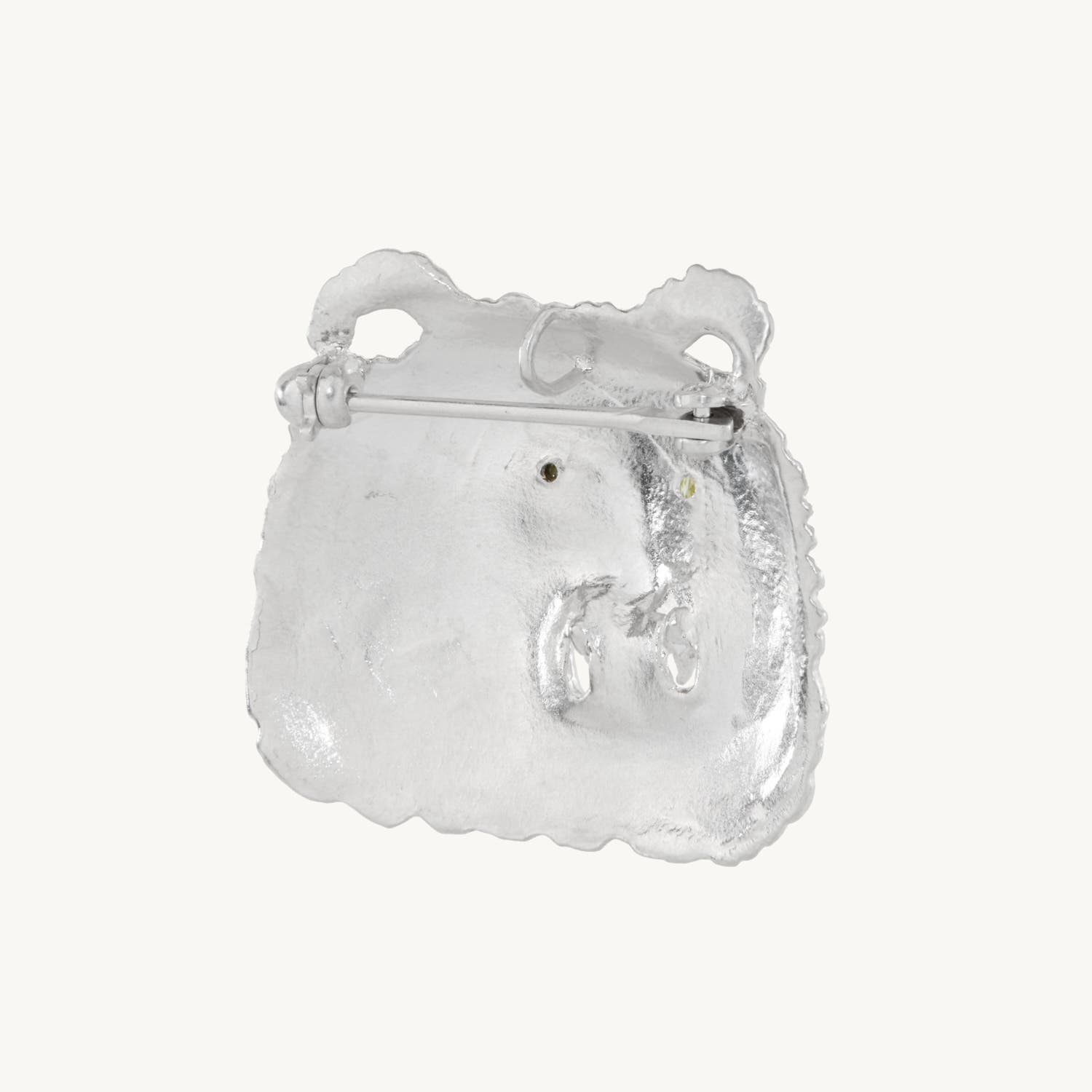 Green-Eyed Bear Convertible Brooch & Charm - Image 3