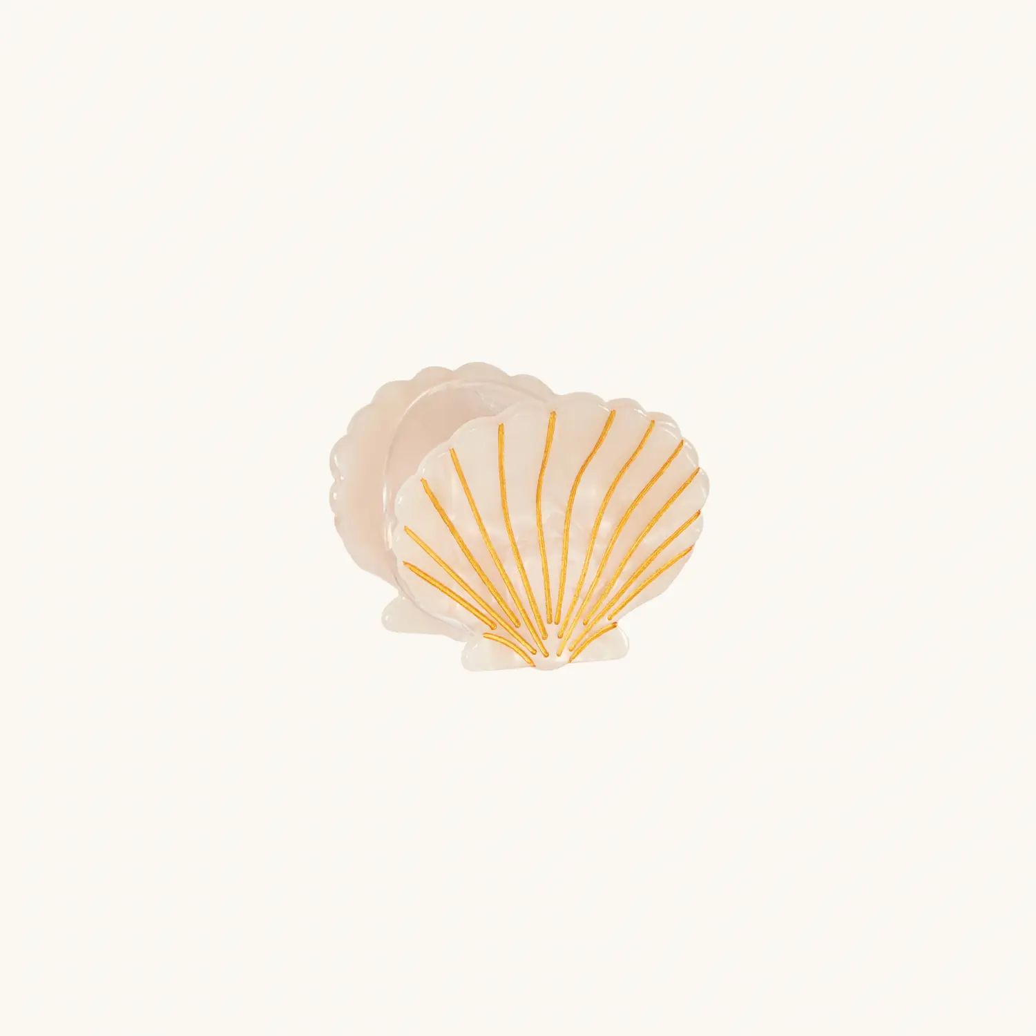 Seashell Claw Clip, Pearly