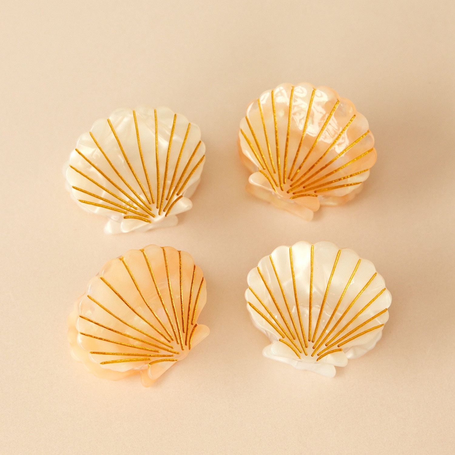 Seashell Claw Clip, Pearly Pink - Image 6